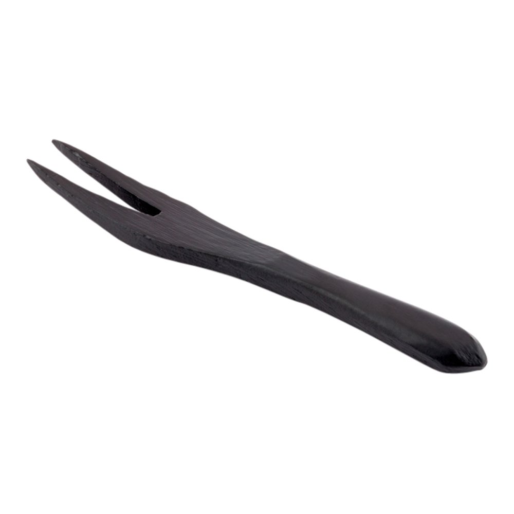 Eco-Friendly 3.5 Inch Black Bamboo Forks - 100 Pack of Biodegradable Disposable Cutlery for Picnics, Weddings & Catered Events | Sustainable Durable Alternative to Plastic Forks for Parties, BBQs & Outdoor Dining