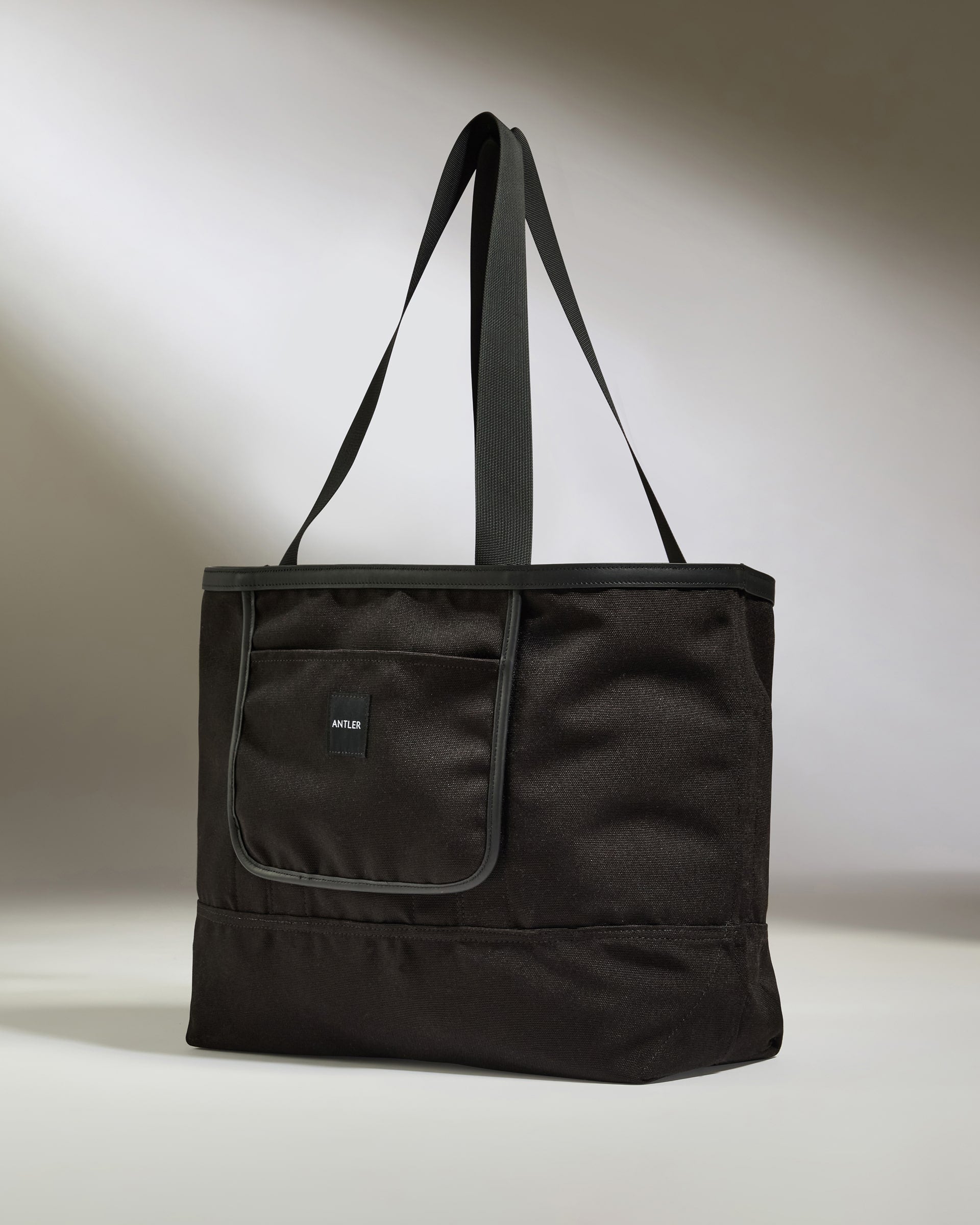 Reversible Tote Bag for Women - Cream & Black Two-Tone Handbag | Large Canvas Shoulder Bag | Perfect for Work, Travel & Summer Outfits | Fashionable & Functional Accessory