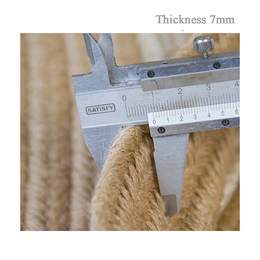 Handwoven Natural Jute Area Rug - Non-Slip & Easy to Clean Indoor/Outdoor Sisal Carpet for Hallway, Bathroom, Living Room, Patio - Beige & White | Perfect for Boho Decor, Coastal Homes & High-Traffic Areas