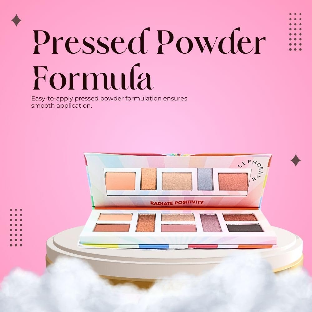 SEPHORA COLLECTION 8-Pan Eyeshadow Palette - Highly Pigmented, Long-Lasting Makeup for Day & Night Looks | Perfect for Professional Makeup Artists & Beauty Enthusiasts