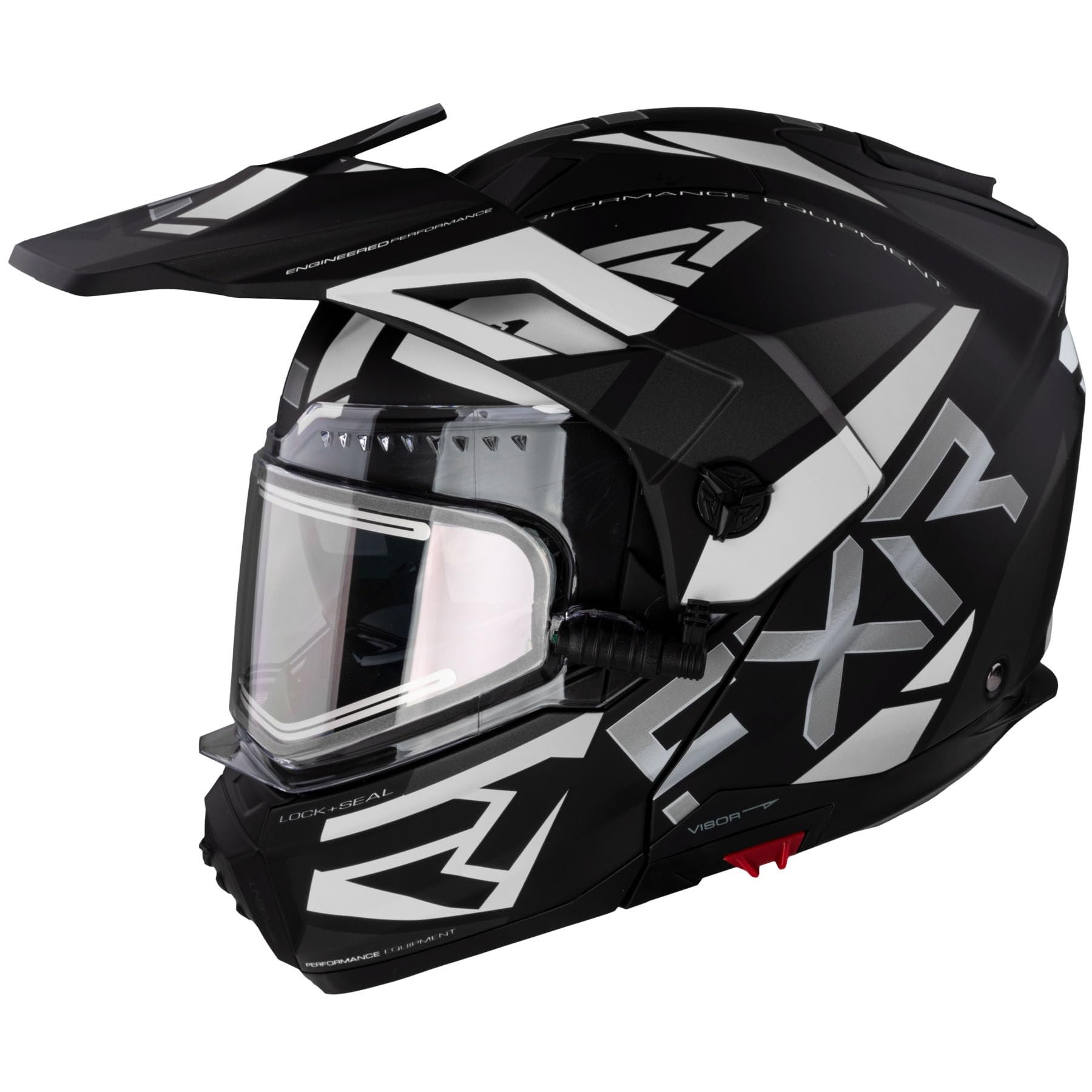 FXR Maverick X Motorcycle Helmet 2025 - Black & White Small - DOT Certified for Safety - Perfect for Street Biking & Racing