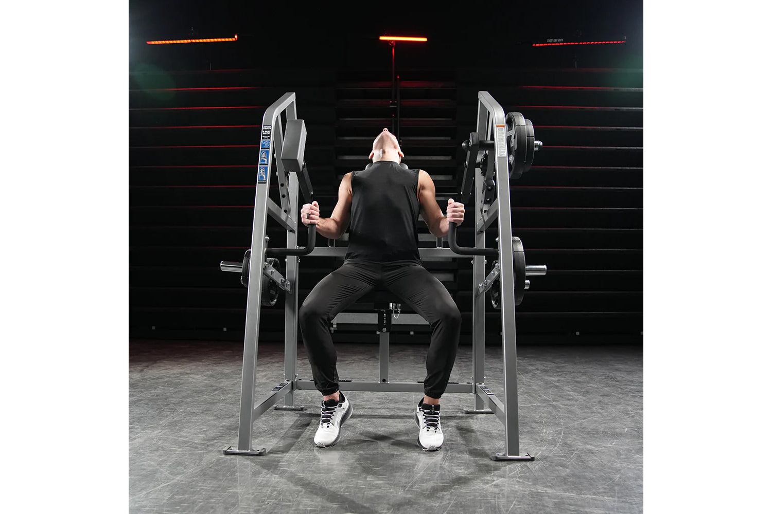 Hammer Strength Plate Loaded 4-Way Neck Machine - Gym Equipment for Neck Training & Muscle Building | Perfect for Home & Commercial Gyms