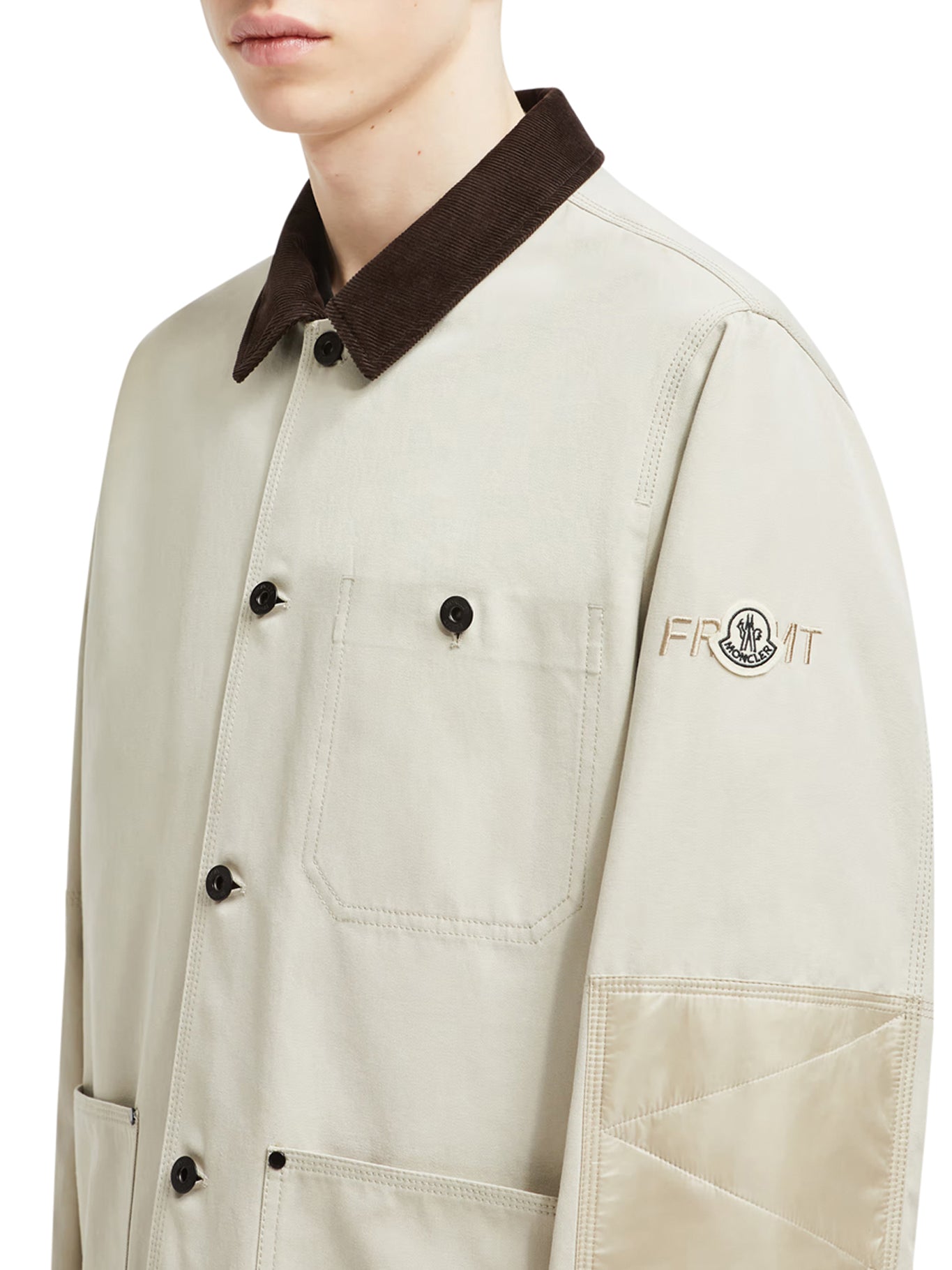 GEIKE MONCLER X FRGMT Cotton Shirt Jacket for Men - Stylish Casual Outerwear for Streetwear & Urban Fashion
