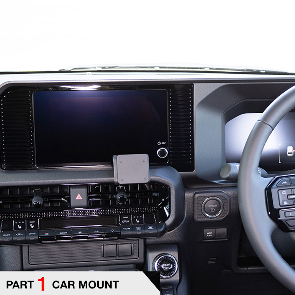 ClicOn No Holes Center Dash Mount for Toyota Prado 2024-2025 | Universal Phone Holder for Car | Perfect for GPS Navigation & Hands-Free Driving