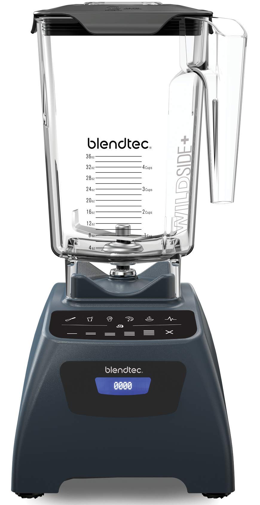 Blendtec Signature Series High-Performance Blender with 90oz Wildside Jar - Professional Countertop Blender for Smoothies, Nut Butters & Ice Crushing - Perfect for Home Kitchens & Commercial Use (Grey)