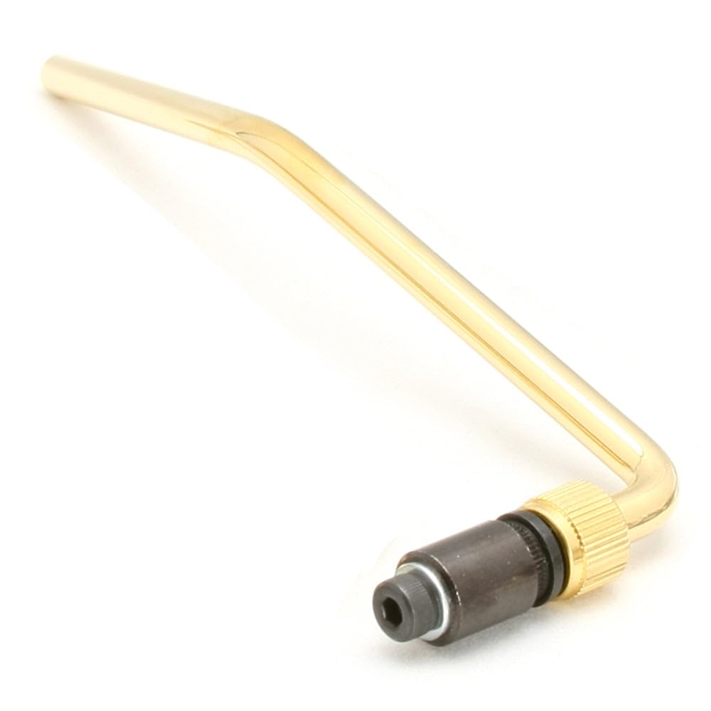 Original Floyd Rose Left-Handed Tremolo Arm Assembly in Gold - Premium Guitar Bridge Replacement for Left-Handed Players - Perfect for Rock, Metal & Stage Performances