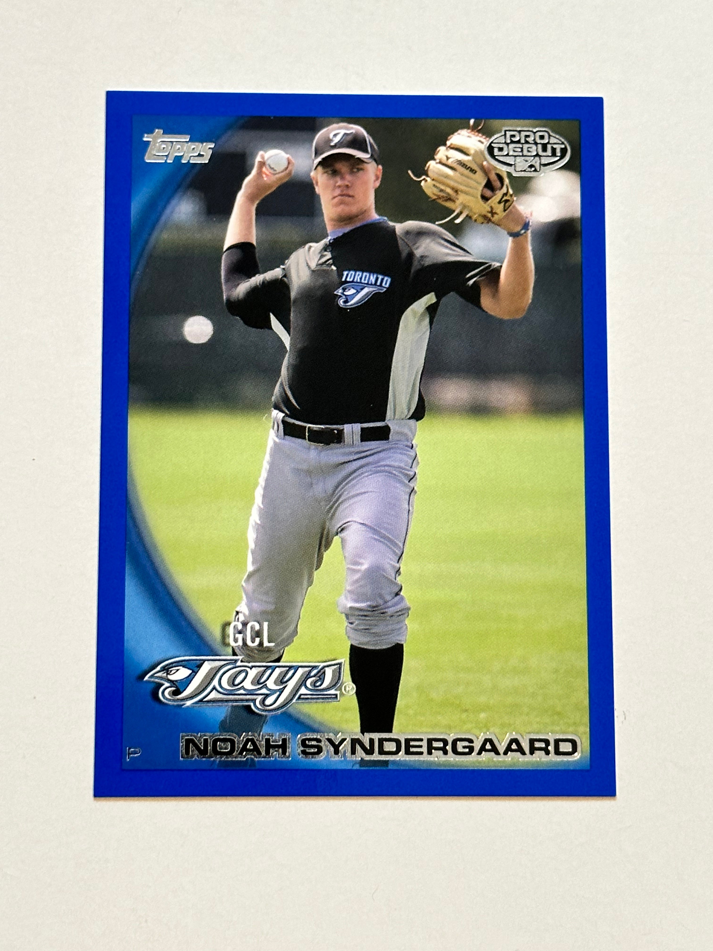 Rare Numbered Topps Noah Syndergaard Baseball Rookie Card - Collectible Sports Memorabilia for MLB Fans and Card Collectors
