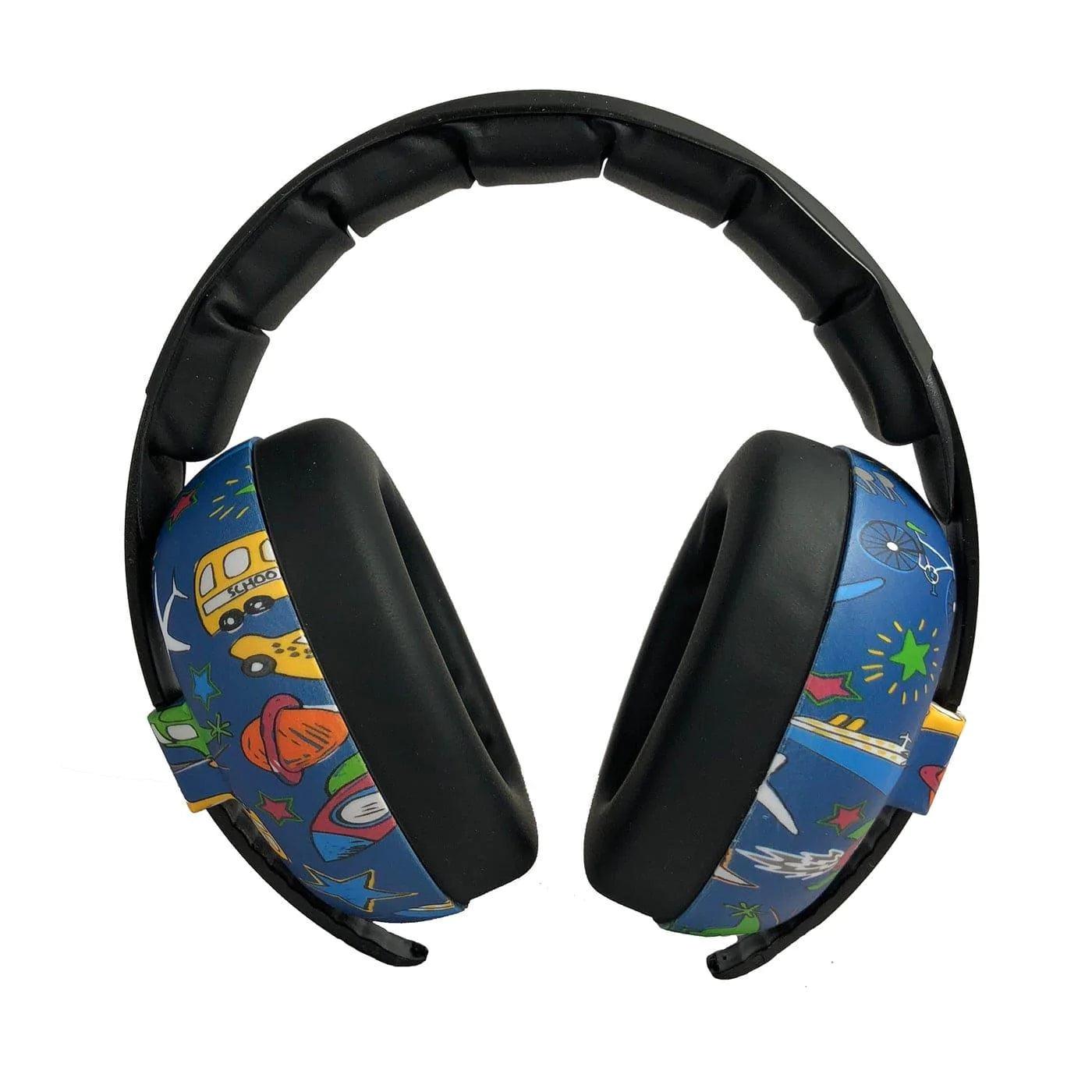 Baby Banz Hear No Blare Sound Protection Earmuffs for Infants & Toddlers 0-2 Years - Noise Canceling Headphones for Airplanes, Concerts & Fireworks
