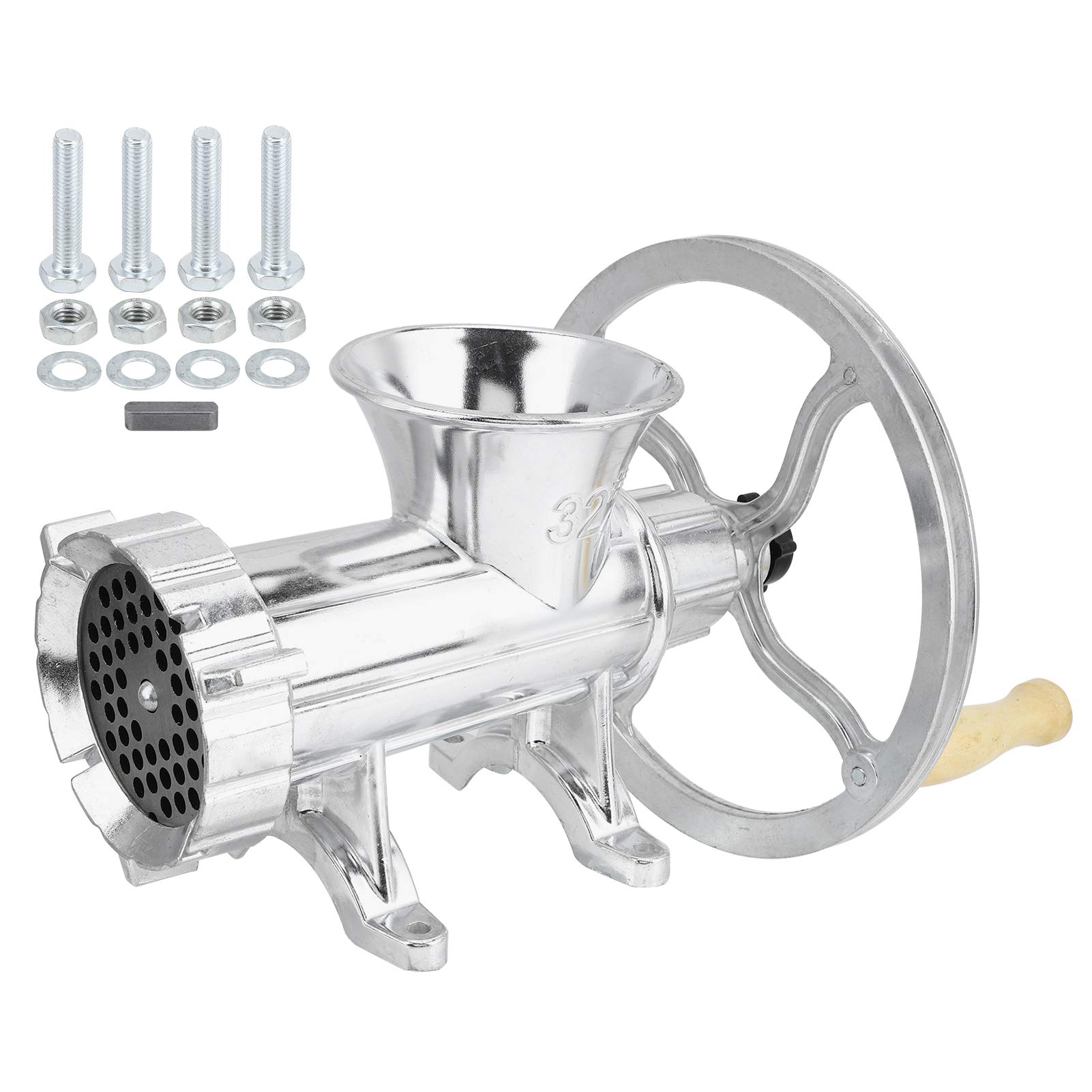 Taidda Manual Meat and Vegetable Grinder - Hand Operated Aluminum Alloy Mincer for Meat, Veggies & Garlic | Perfect for Home Cooking, Camping & Food Prep