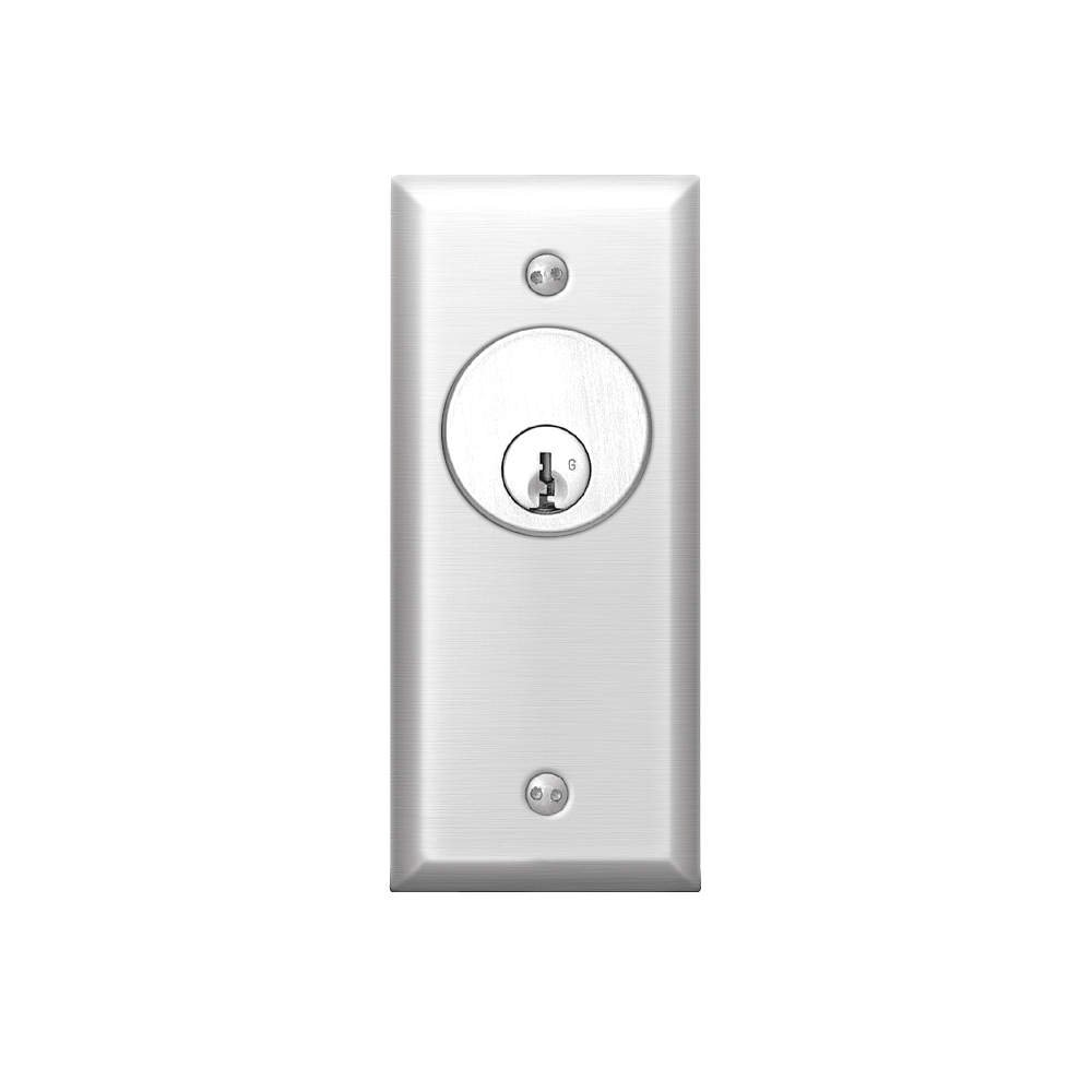 SDC 701NU Narrow Stainless Steel Key Switch AA SPDT - Durable Electrical Component for Industrial Control Panels & Machinery Safety Systems