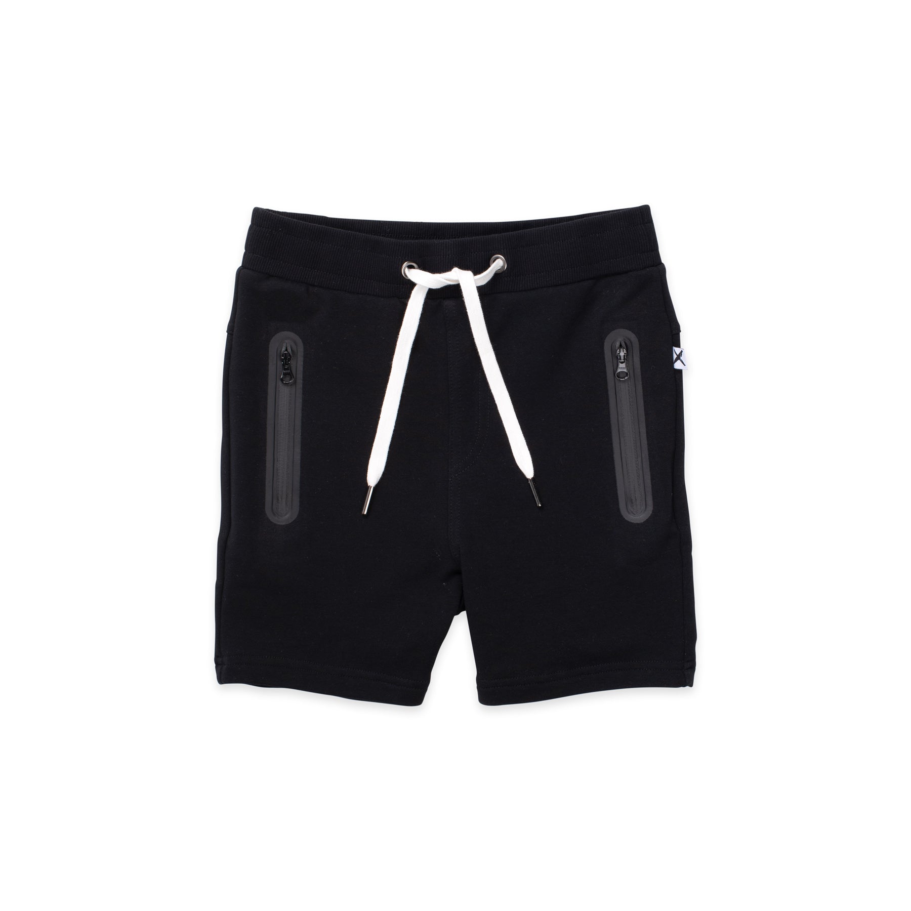 Minti Zippy Shorts for Women - Stylish Black High Waisted Athletic Shorts | Perfect for Running, Yoga & Gym Workouts