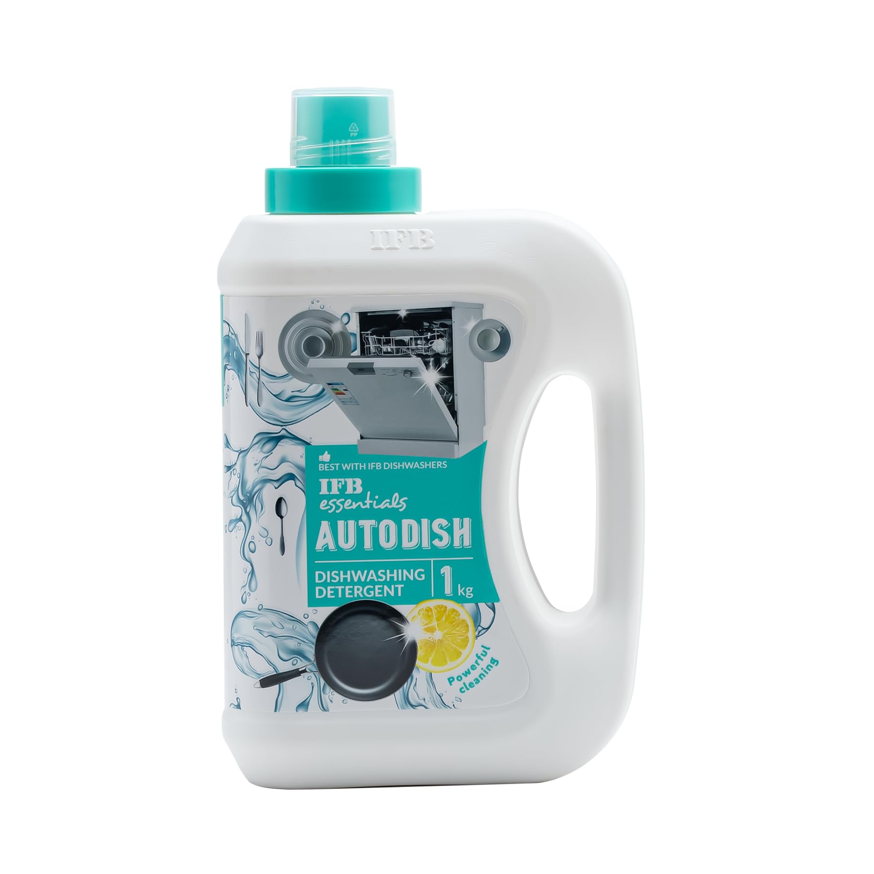 IFB Essentials Autodish Dishwashing Detergent 1kg - Powerful Liquid Dish Soap for Automatic Dishwashers | Removes Tough Grease & Stains | Ideal for Home Kitchen & Restaurant Use