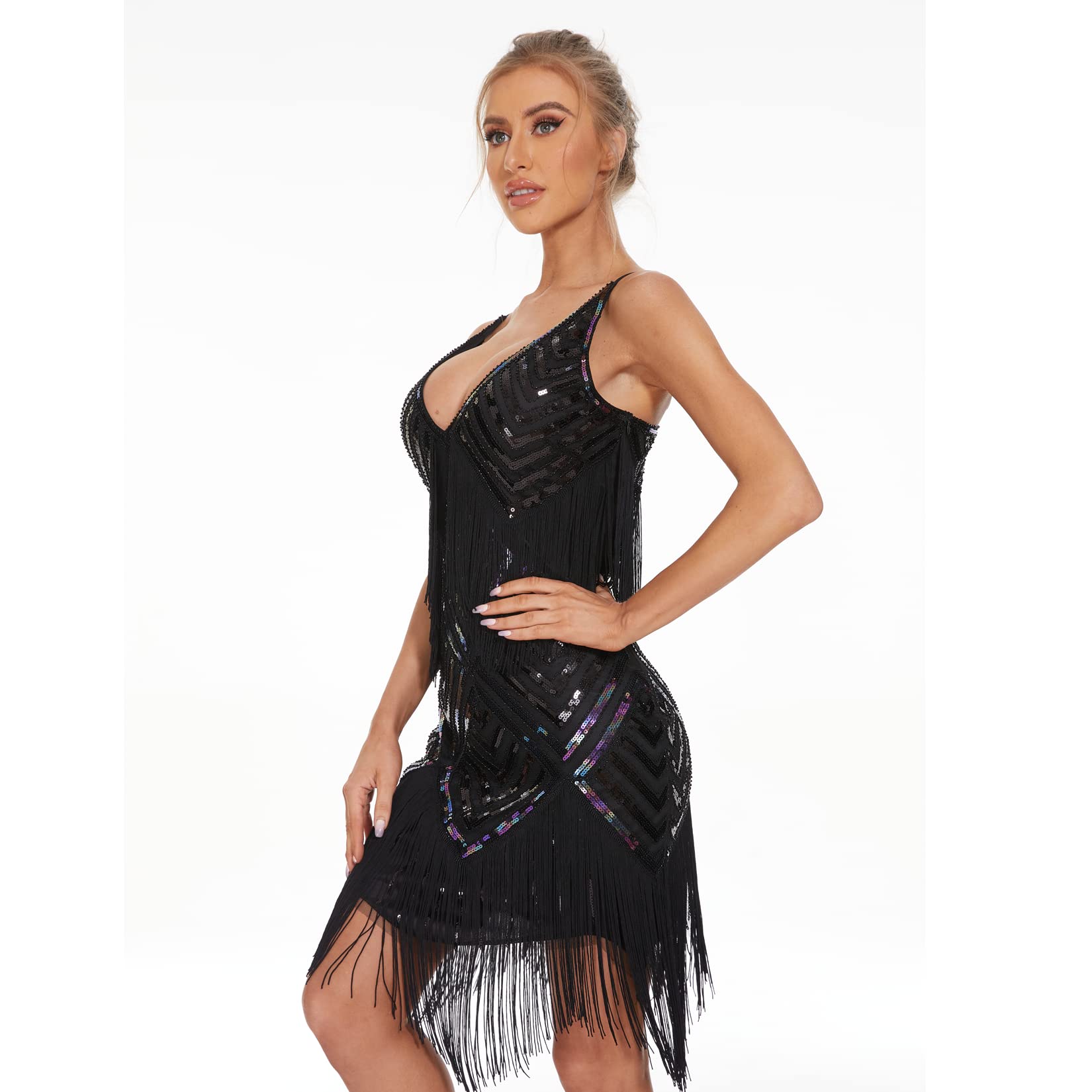 1920s Flapper Dresses for Women - Vintage Gatsby Party Dress - Roaring 20s Great Gatsby Costume - Perfect for Halloween, Themed Parties & Jazz Age Events