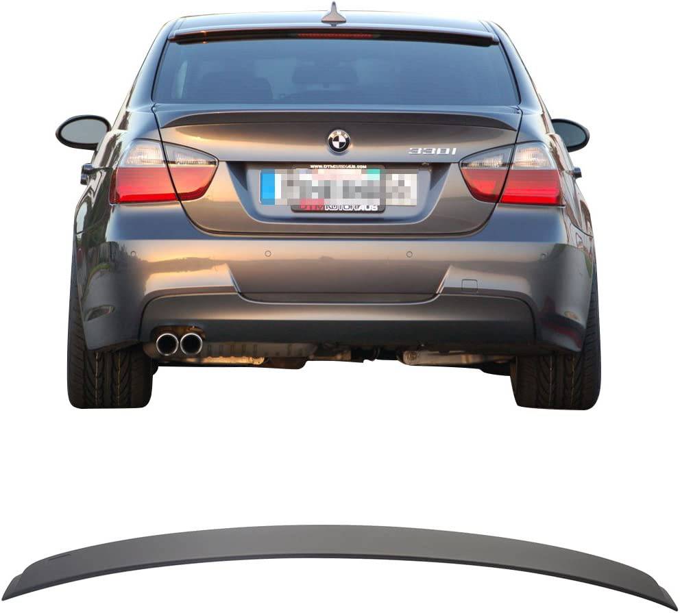 AC Style Roof Spoiler for 2006-2011 BMW 3 Series E90 Sedan - Carbon Fiber Rear Trunk Lip - Enhances Aerodynamics & Sporty Look - Perfect for Car Enthusiasts & Street Racing