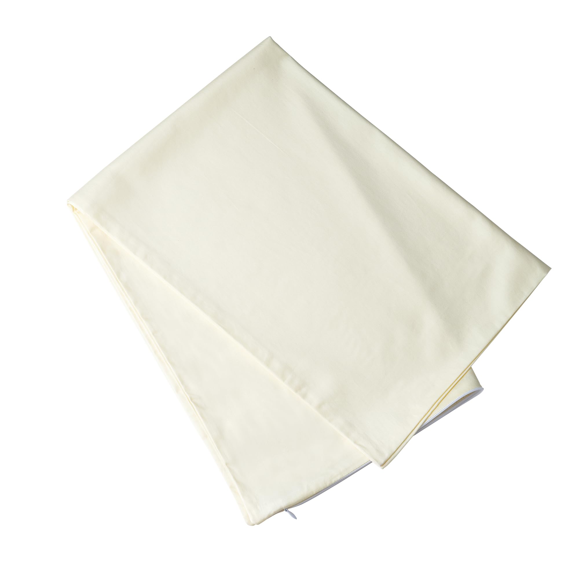 King Size Cotton Pillow Protectors with Zipper - 2 Pack Cooling & Breathable Pillow Cases (20