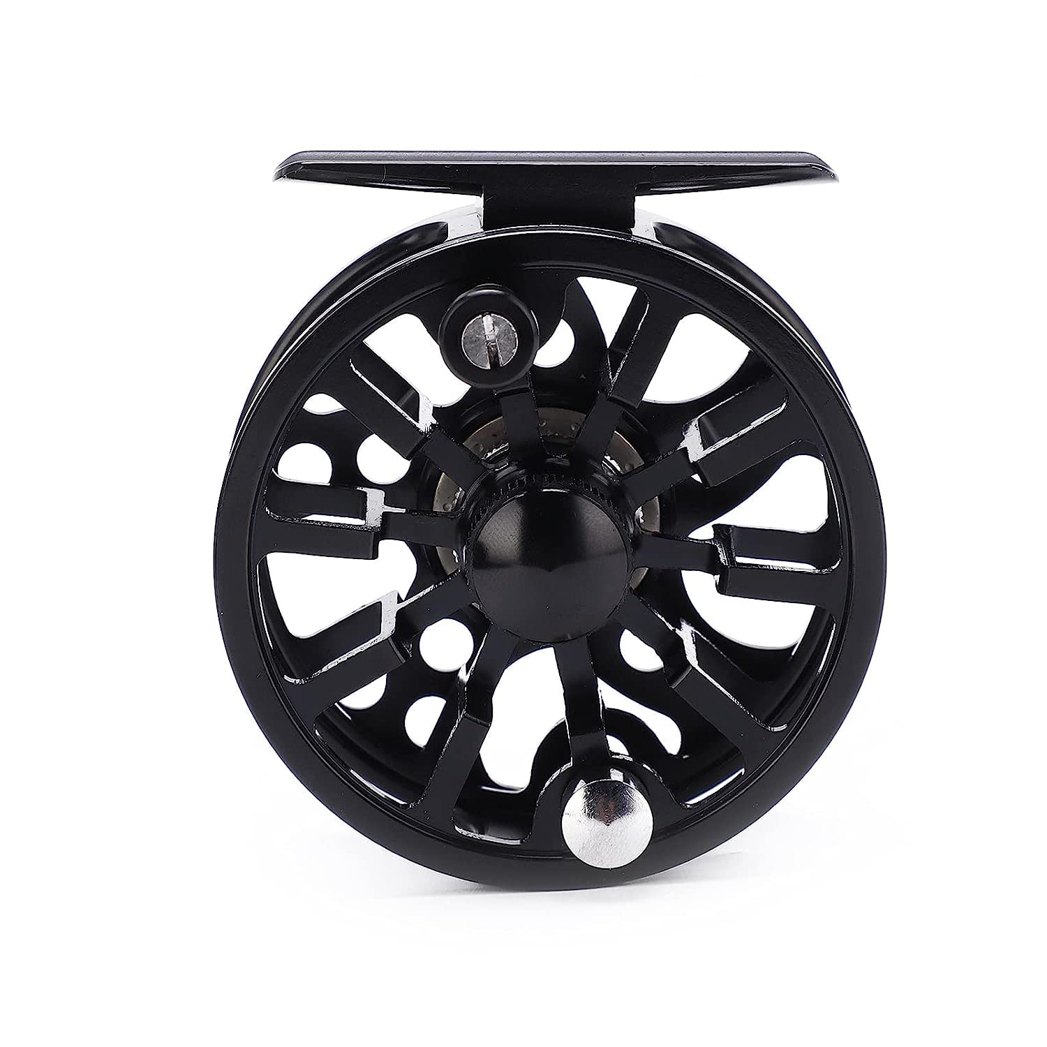 Ubersweet® Aluminum Alloy Fly Fishing Reel - Compact, Lightweight & Durable Spinning Reel for Lake, Ice & Outdoor Fishing | Perfect for Trout, Bass & Salmon Fishing Adventures