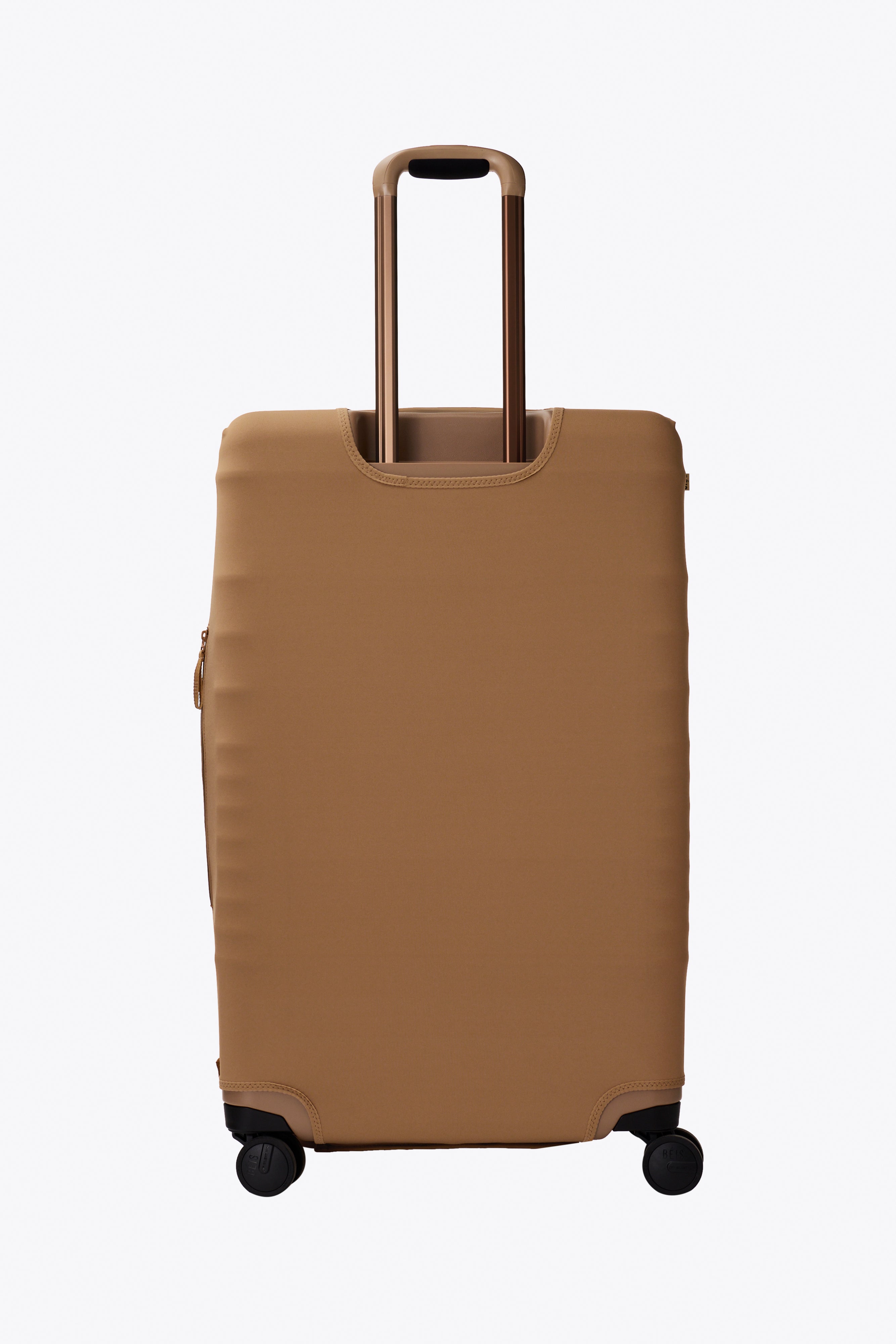 Premium Camel-Colored Large Check-In Luggage Cover - Durable Travel Suitcase Protector for Airlines, Vacations & Business Trips