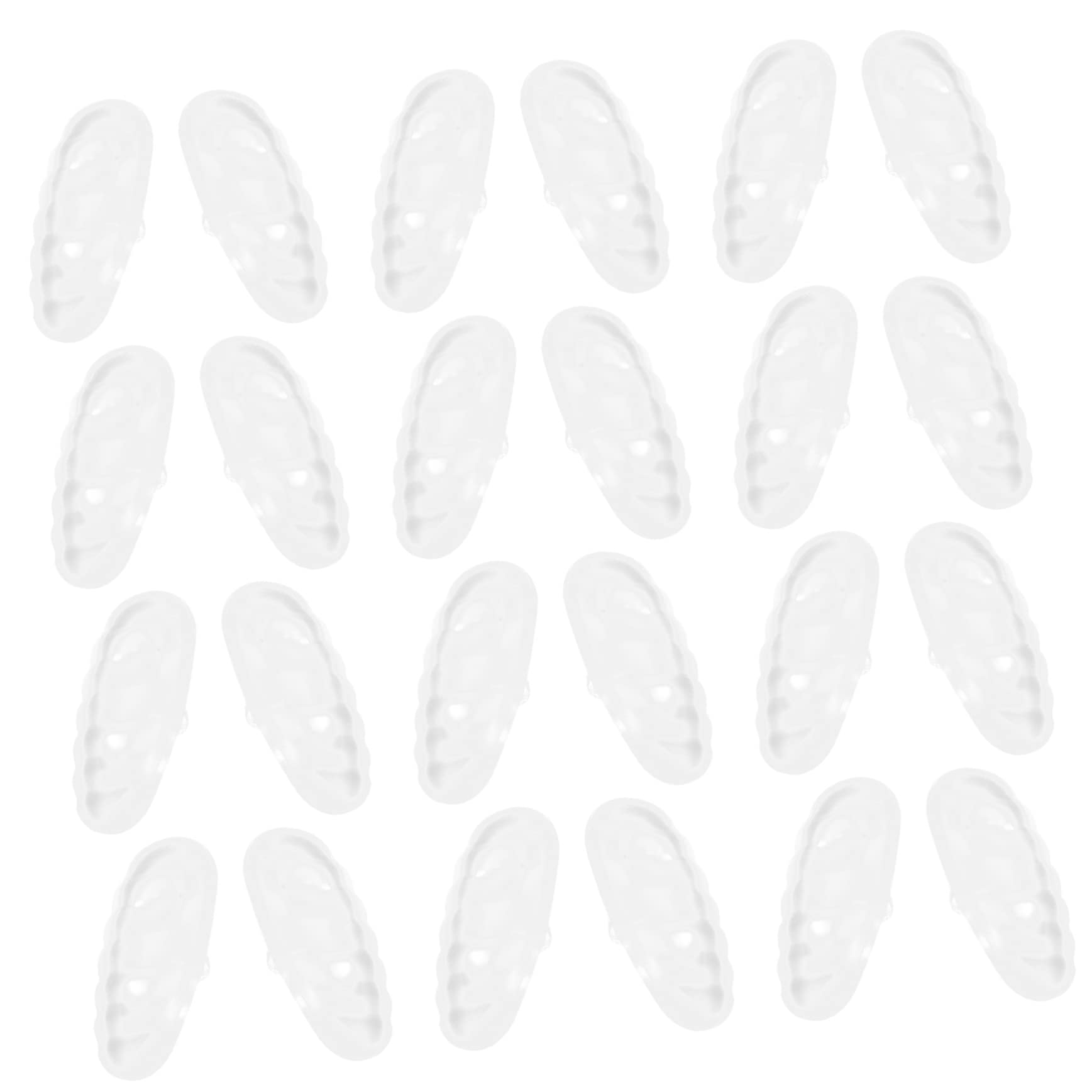Beavorty 100 Pairs Silicone Nose Pads for Glasses, Replacement Nose Pads for Sunglasses & Eyeglasses, Anti-Slip Comfortable Eyewear Accessories - Perfect for Reading, Driving, and Outdoor Activities