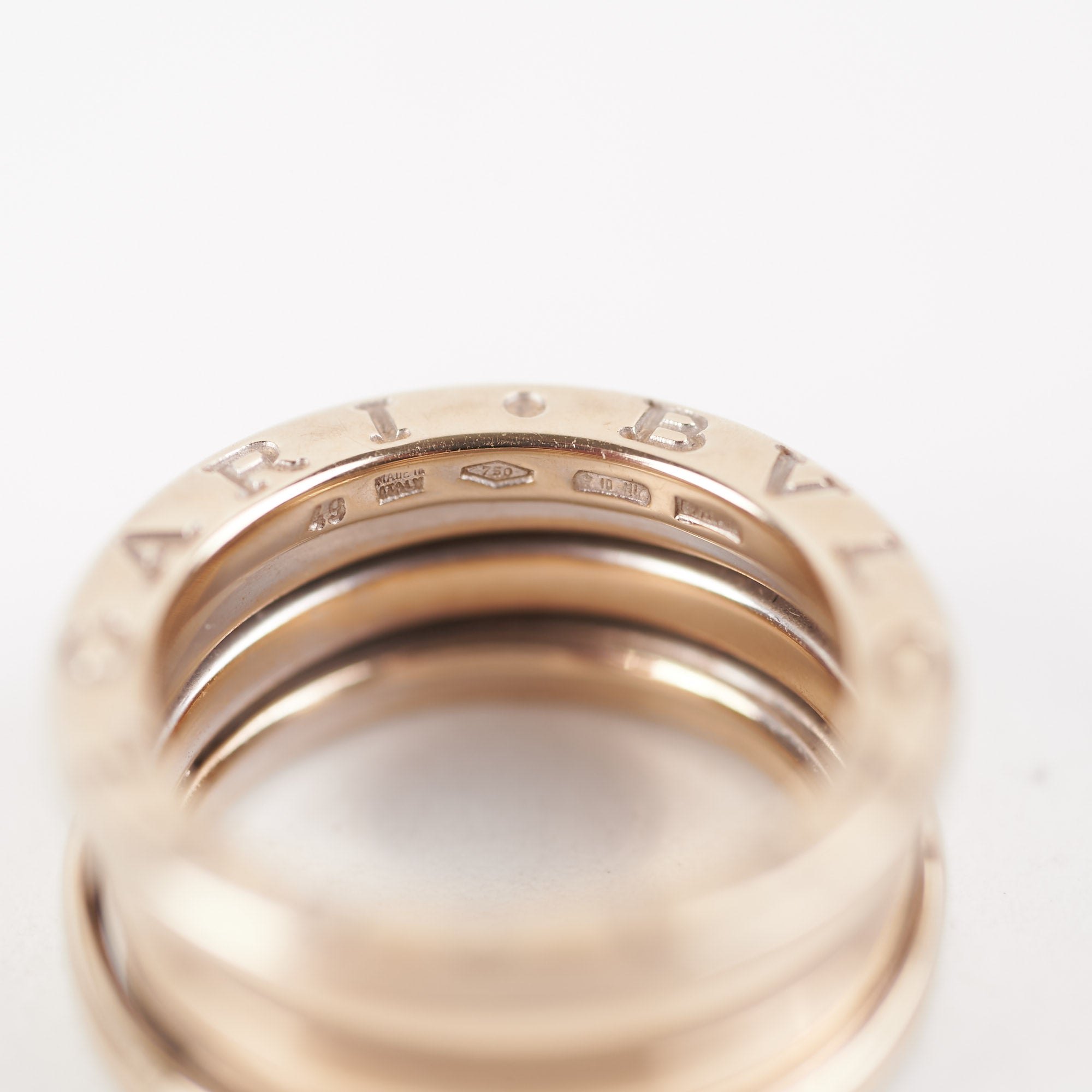 Bvlgari B.Zero1 Ring in 18K White Gold - Size 49 - Luxury Italian Jewelry for Women, Perfect for Weddings & Special Occasions
