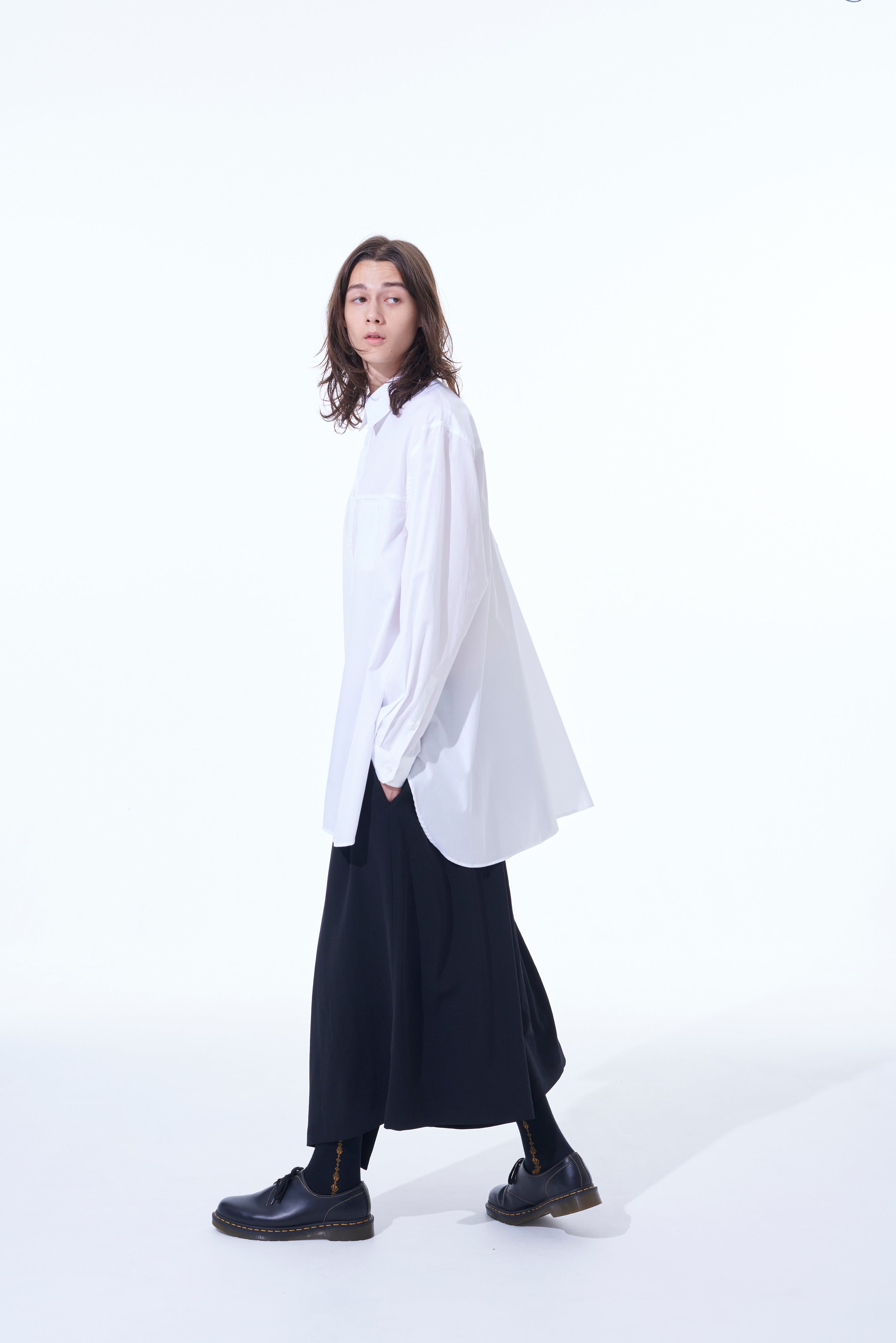 Stylish Cotton Broadcloth Shirt with Elegant Back Drape Detail - Perfect for Office Wear & Casual Outings