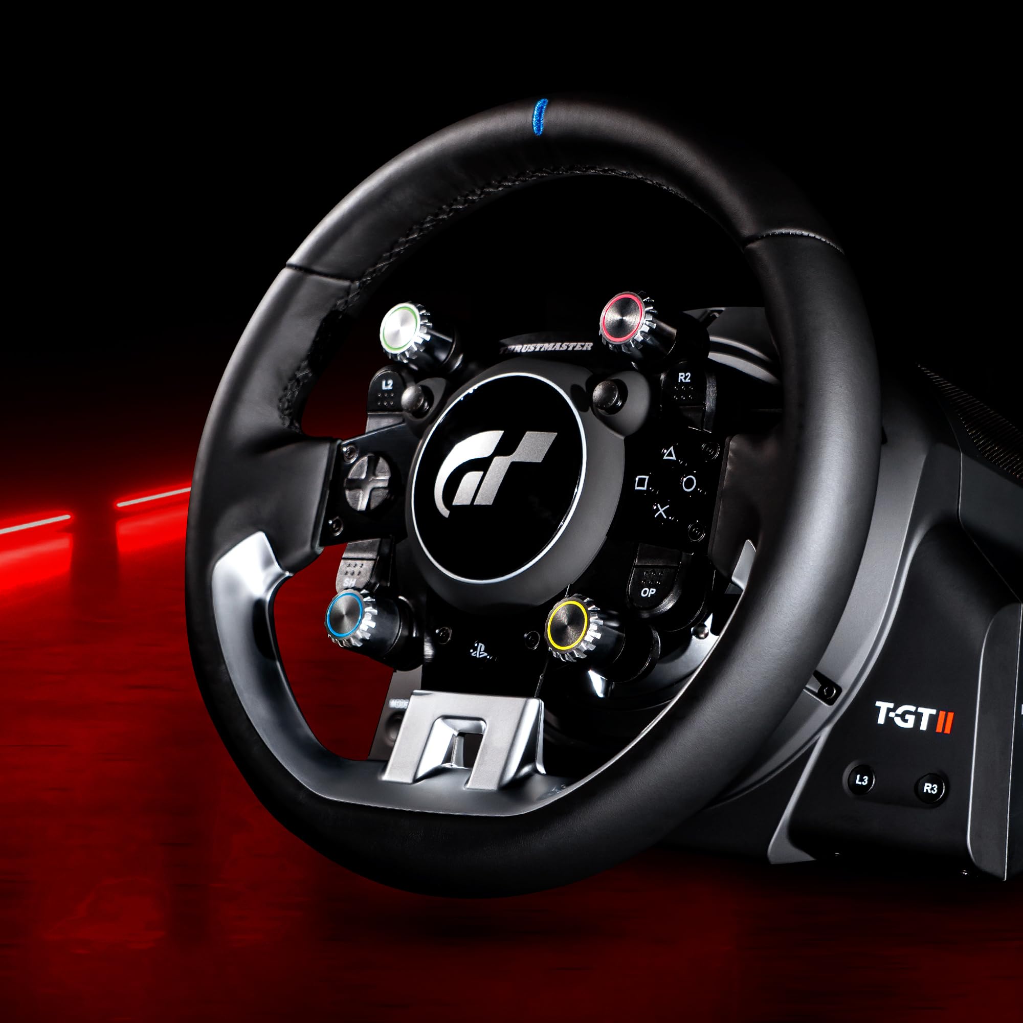 Thrustmaster T-GT II Force Feedback Racing Wheel - Compatible with PS5, PS4 & PC | High-Precision Simulator for Gran Turismo & Racing Games | Perfect for Home Racing Setups & Esports Competitions