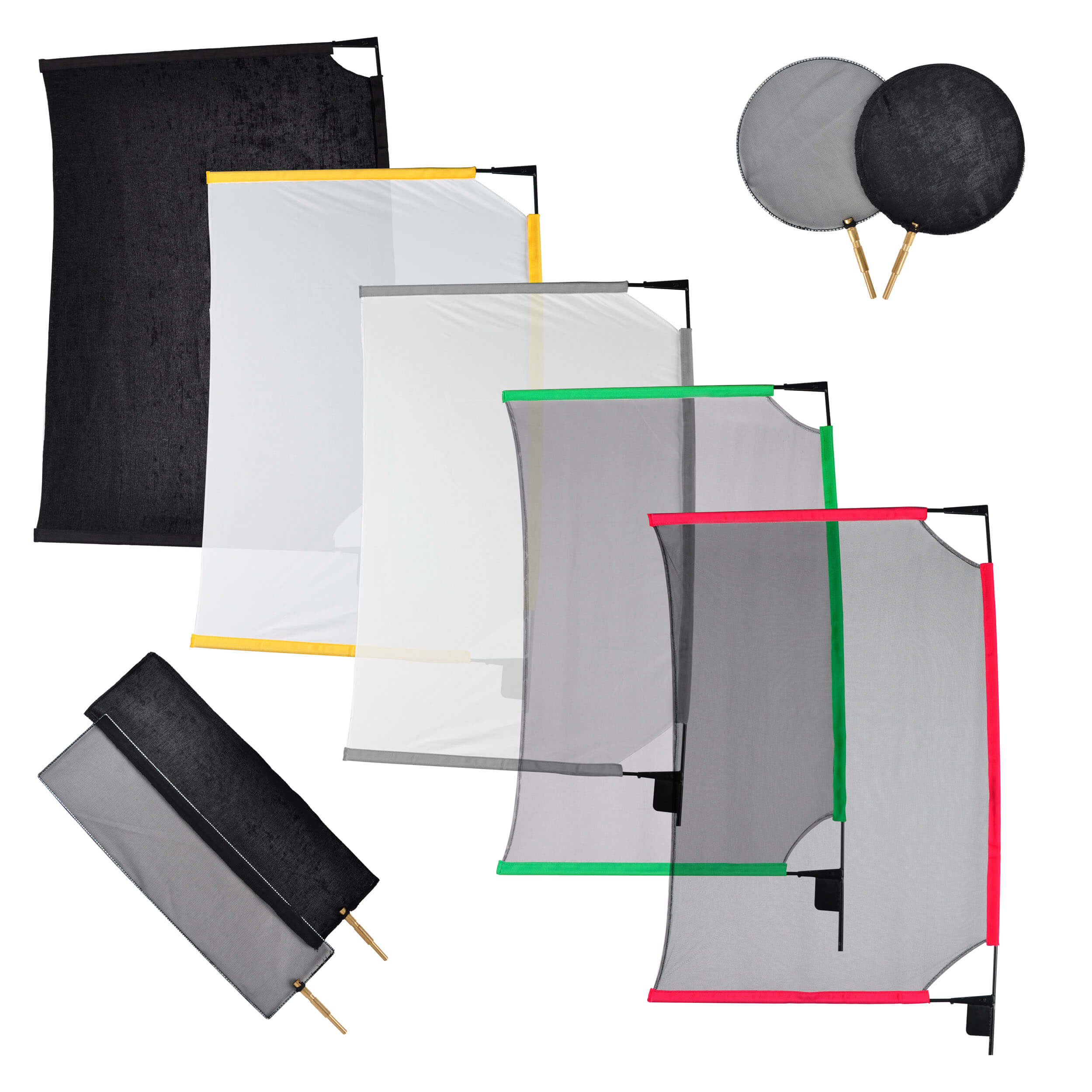 60x90cm (24 x 36 Inch) Professional Foldable Flag Panel Kit - Portable Photography Backdrop for Studio, Product Shoots & Content Creation