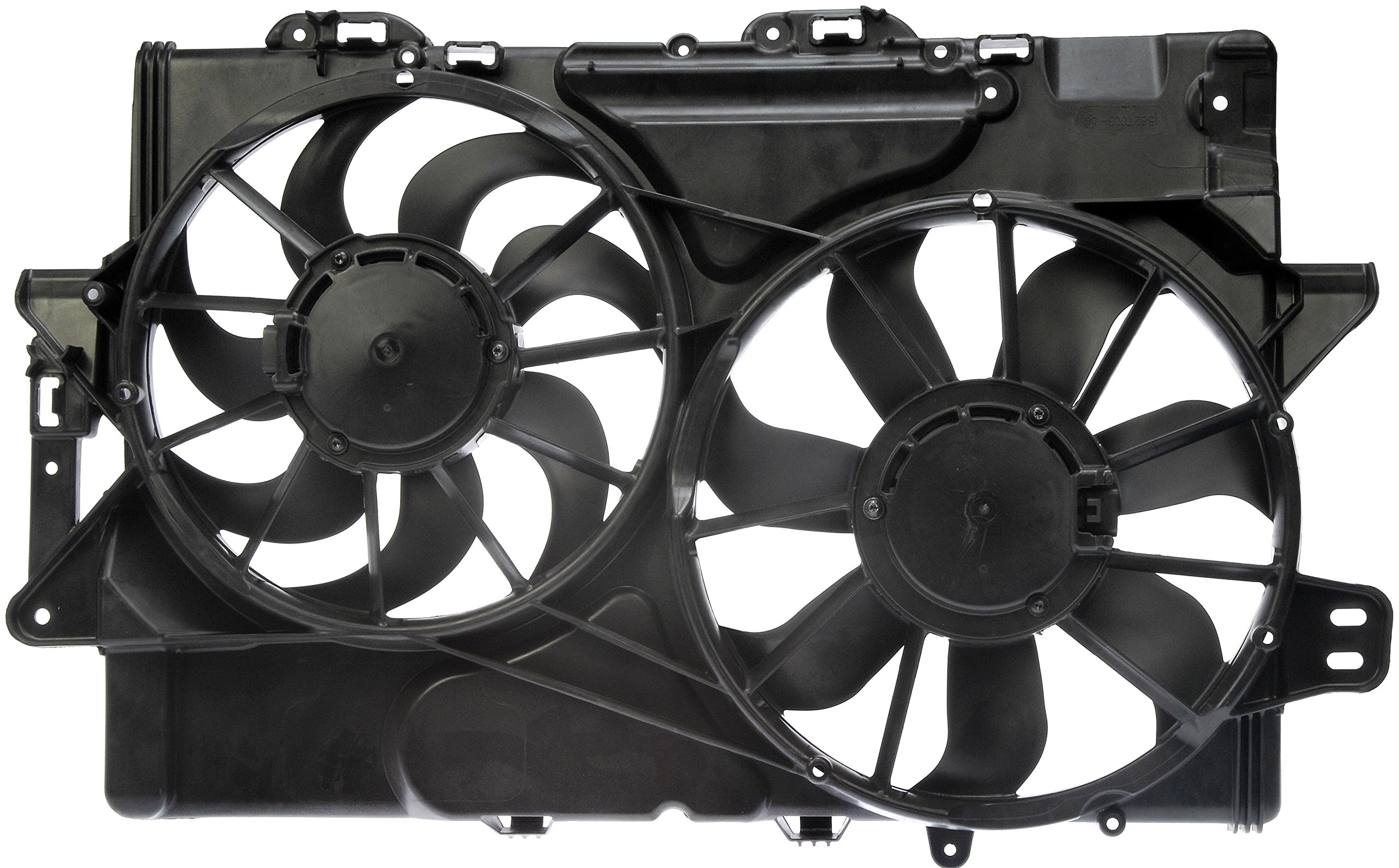 Dorman 621-482 Engine Cooling Fan Assembly Replacement for Chevrolet Silverado, GMC Sierra 1500/2500/3500 - High Performance Cooling System Part for Truck & SUV Maintenance