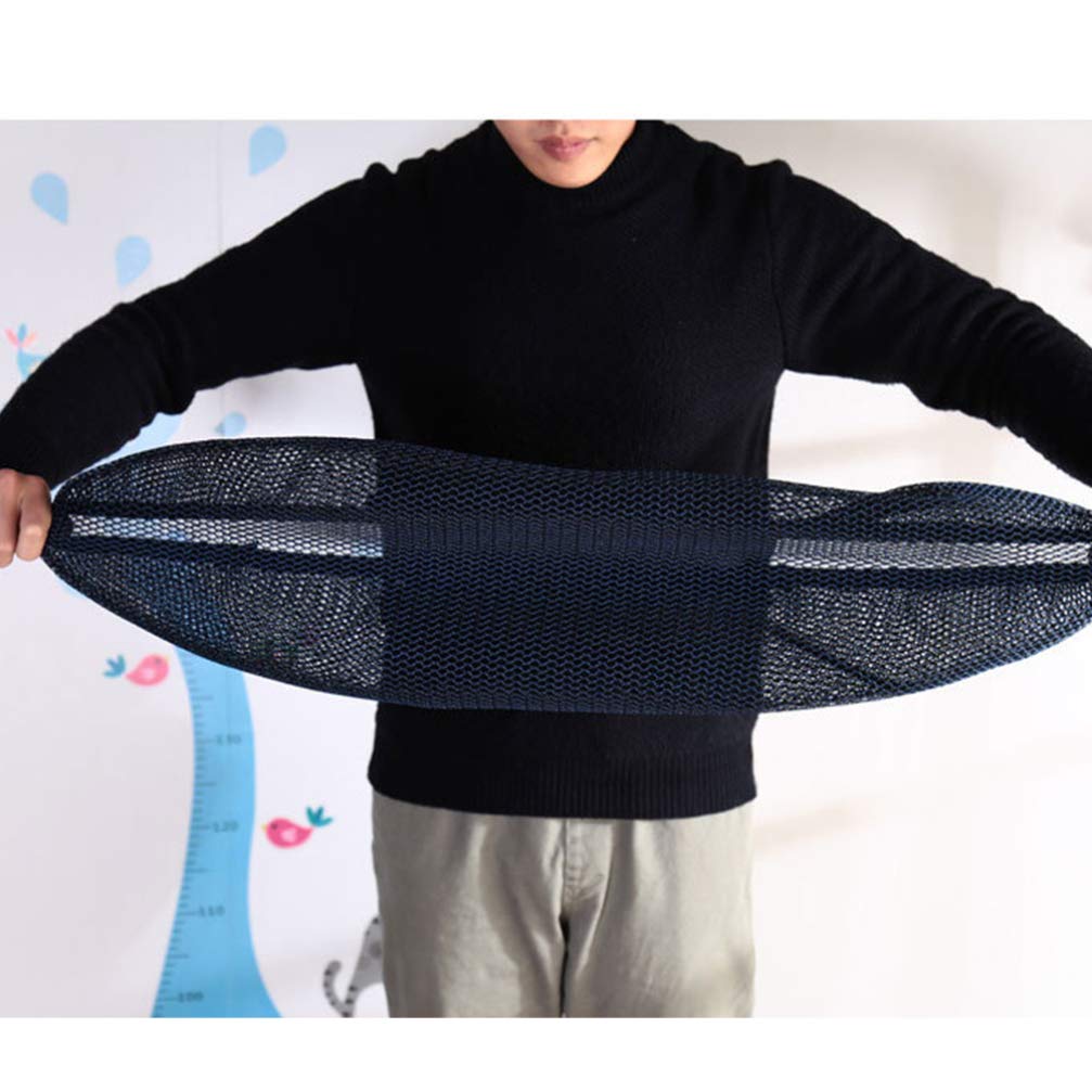 LIOOBO XL Motorcycle Seat Cover - Waterproof Scooter Moped Seat Cushion with Heat Insulation, Elastic Dacron Fabric in Blue - Perfect for Cruisers, Touring Bikes & Daily Commuting