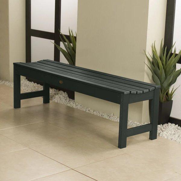 Lehigh Backless Synthetic Wood Picnic Bench - Durable Outdoor Dining Table for Patio, Garden & Park - Perfect for BBQs, Camping & Family Gatherings