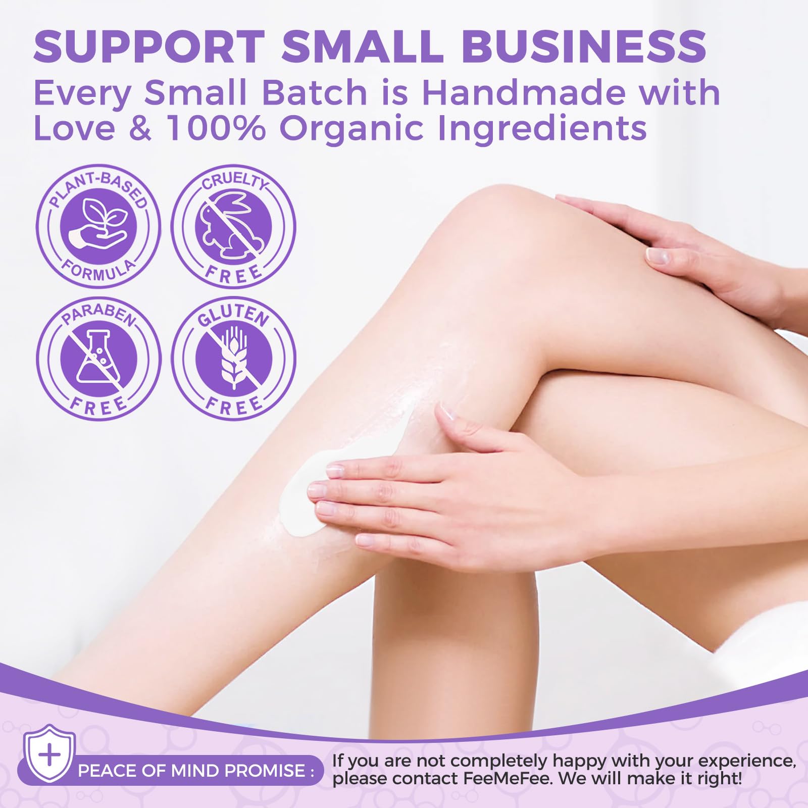 Natural Magnesium Lotion for Better Sleep - Coconut Oil & Shea Butter Cream with Vitamin E & Lavender | 4 oz | Relaxing Nighttime Moisturizer for Stress Relief & Muscle Recovery