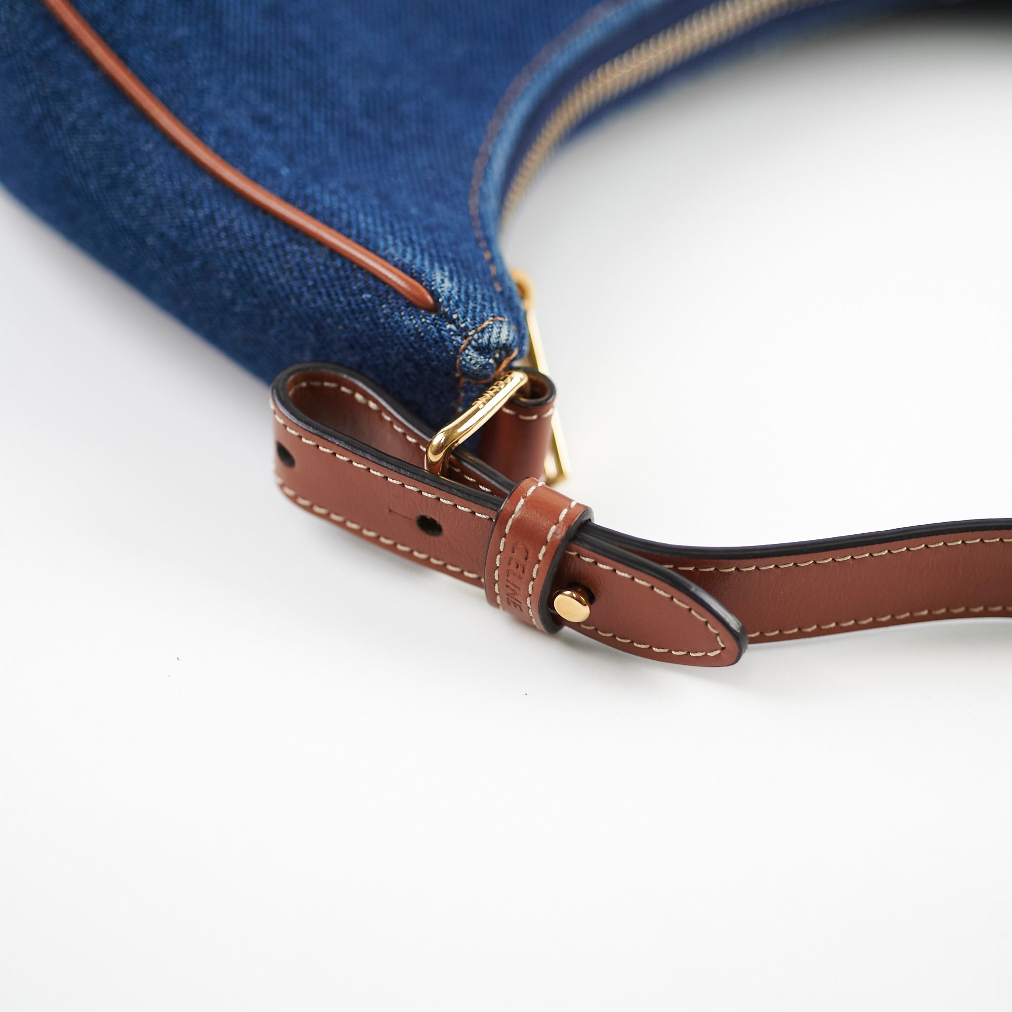 Celine Medium Ava Denim Shoulder Bag for Women | Luxury Designer Handbag | Perfect for Work, Travel & Everyday Use