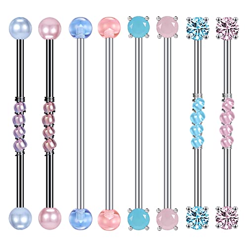 E:8pcs Sliver+Black
