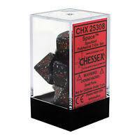 Chessex Polyhedral 7-Dice Set for D&D RPG Games - Speckled Space Design - Perfect for Tabletop Gaming, Dungeons & Dragons, and Role-Playing Adventures