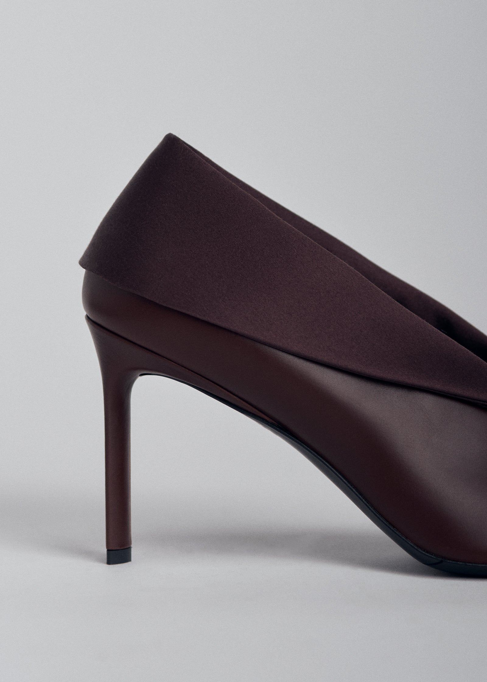 Brown V-Neck Heel Shoes for Women - Elegant & Comfortable Pumps for Office, Party & Wedding Occasions