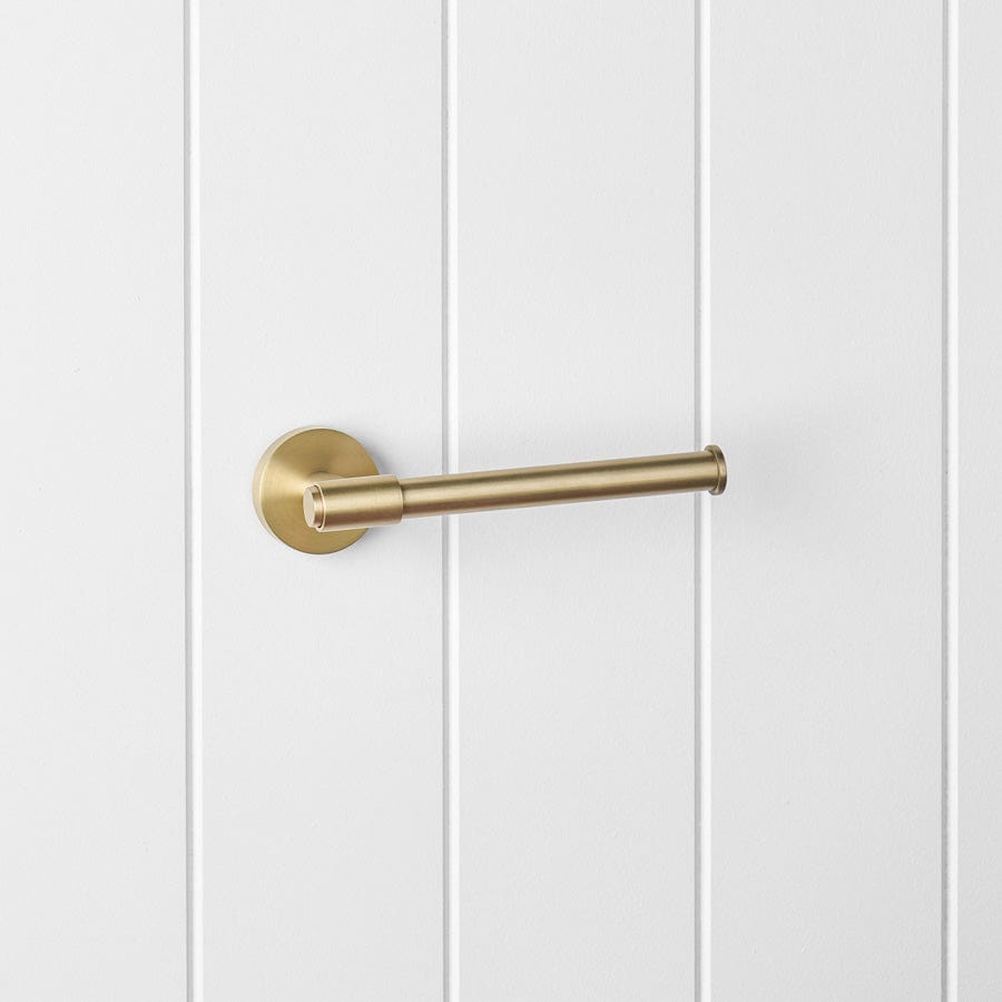 Premium Brushed Nickel Toilet Paper Holder - Modern Bathroom Accessory for Home & Office - Durable & Stylish Wall-Mounted Design