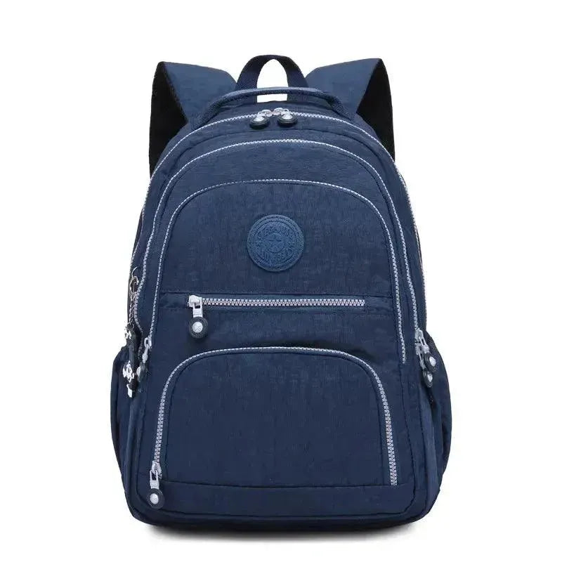 Stylish Nylon Backpack for Teens - Durable School Backpack with Multiple Pockets | Perfect for High School, College, Travel & Daily Use