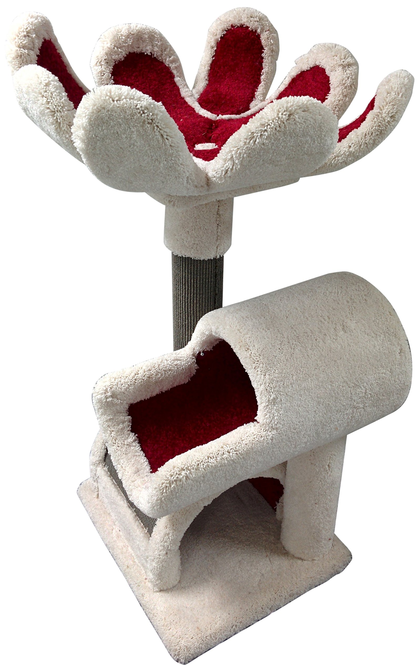 Royal Cat Boutique Ultra Luxury Cat Tree with Scratching Posts & Perches - Premium Multi-Level Cat Condo for Large Cats - Perfect for Indoor Play, Climbing & Relaxation in Living Rooms & Bedrooms