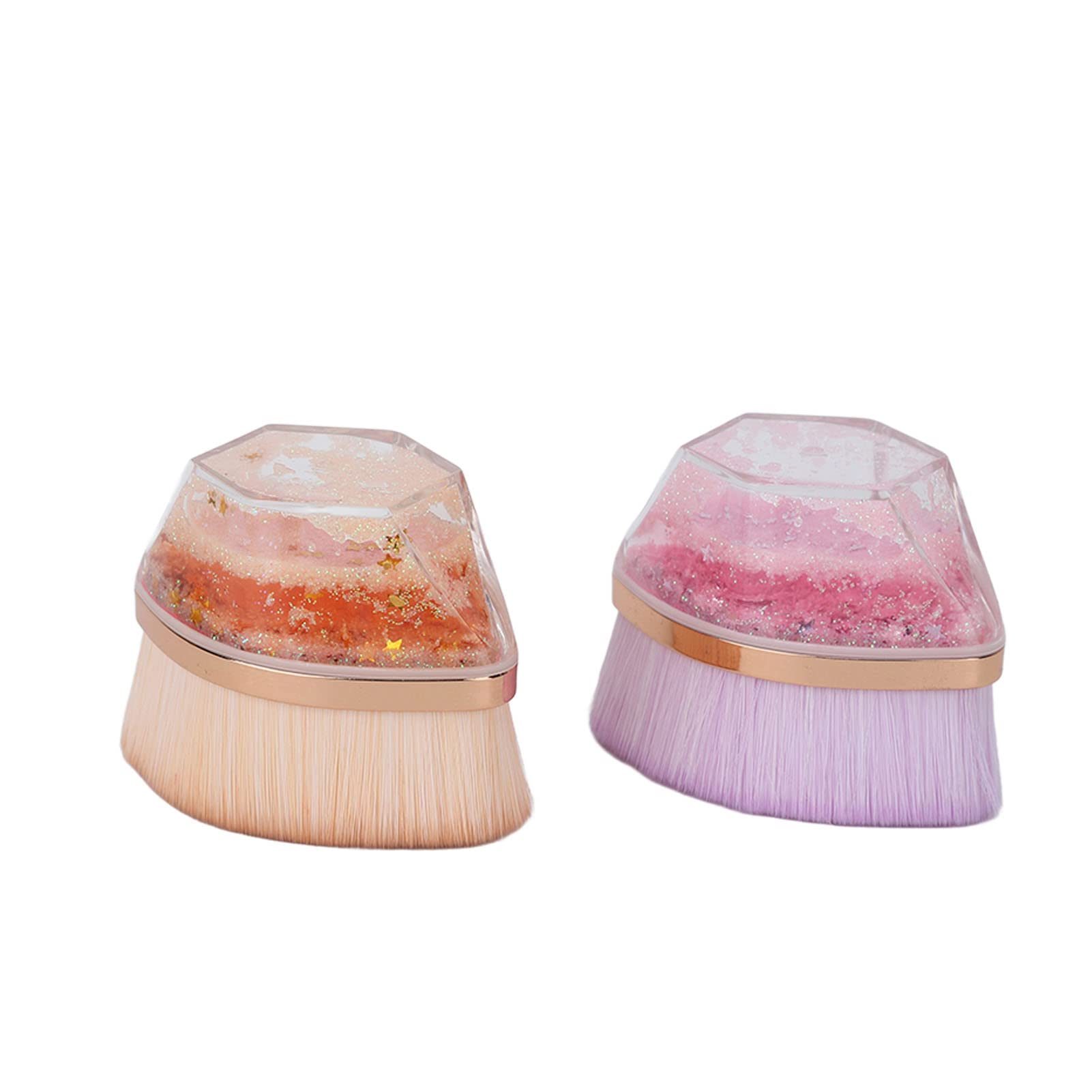 Professional Nail Art Dust Cleaner Brush - Soft Synthetic Fiber Powder Brush for Manicure, Gel Polish & Acrylic Nails - Perfect for DIY Nail Art & Salon Use at Home