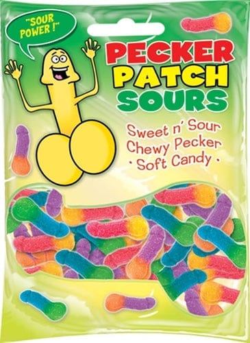 Sour Gummy Candy - Pecker Patch Assorted Flavors - Chewy & Tangy Treats for Kids & Adults - Perfect for Parties, Snacks & On-the-Go