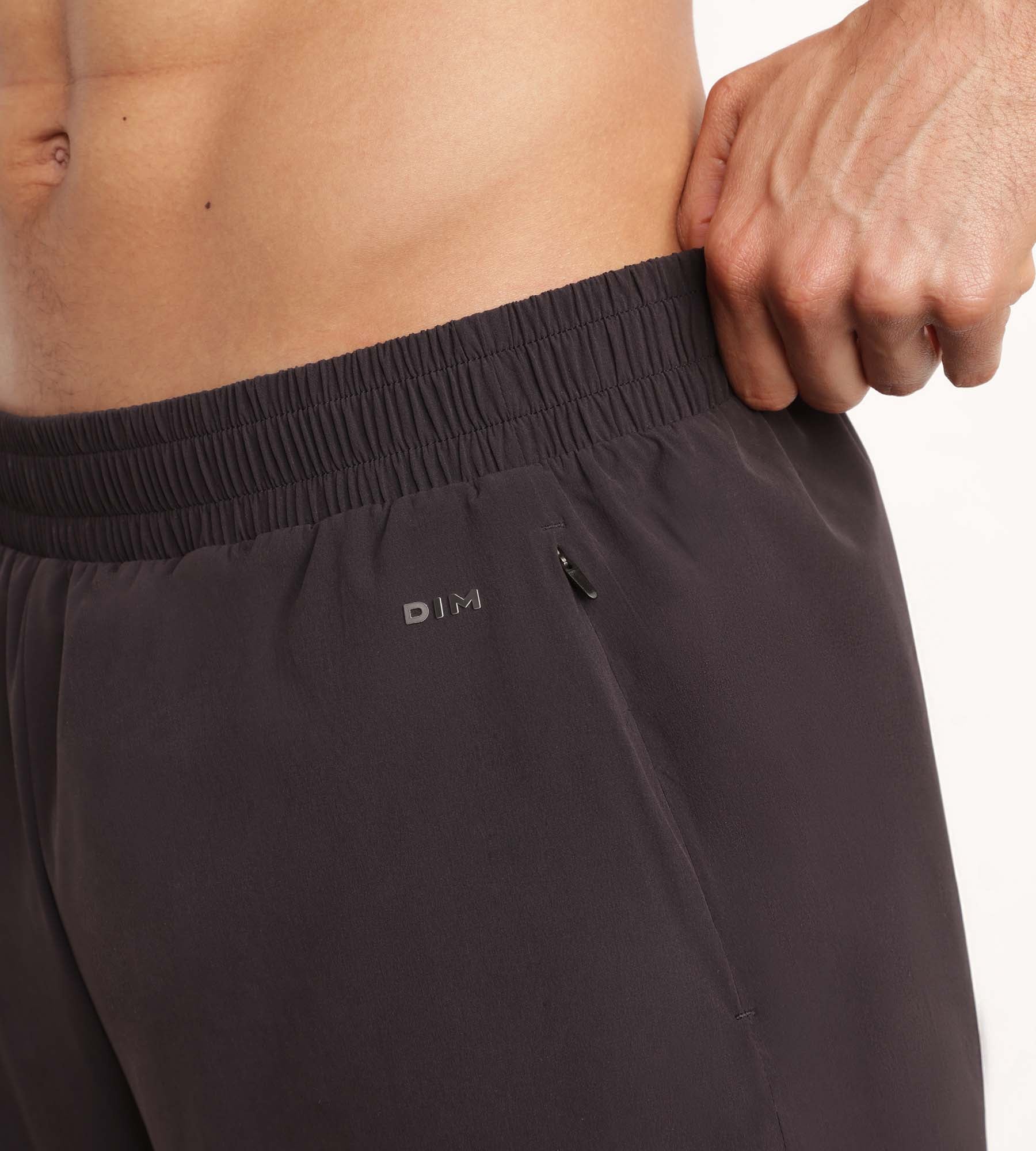 Men's Breathable Sport Shorts - Black Dim Move - Perfect for Running, Gym & Outdoor Workouts