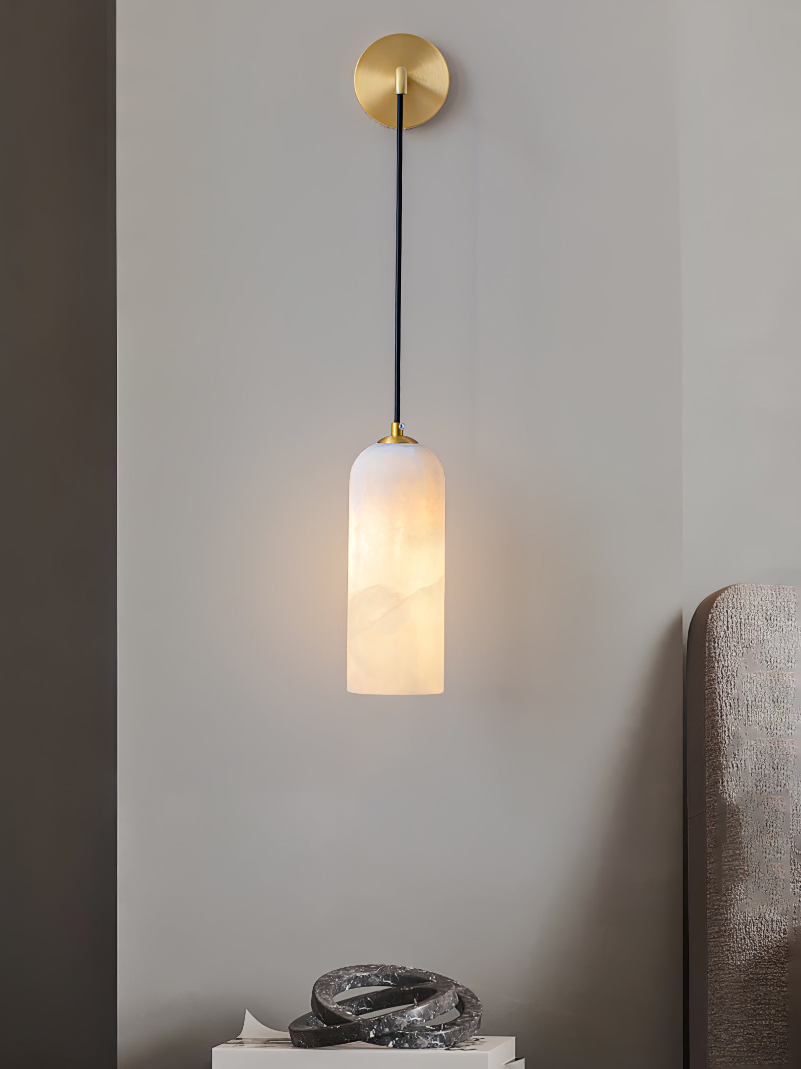 Stylish Monty Wall Lamp - Modern LED Sconce Lighting for Bedroom, Living Room & Hallway - Energy Efficient Home Decor