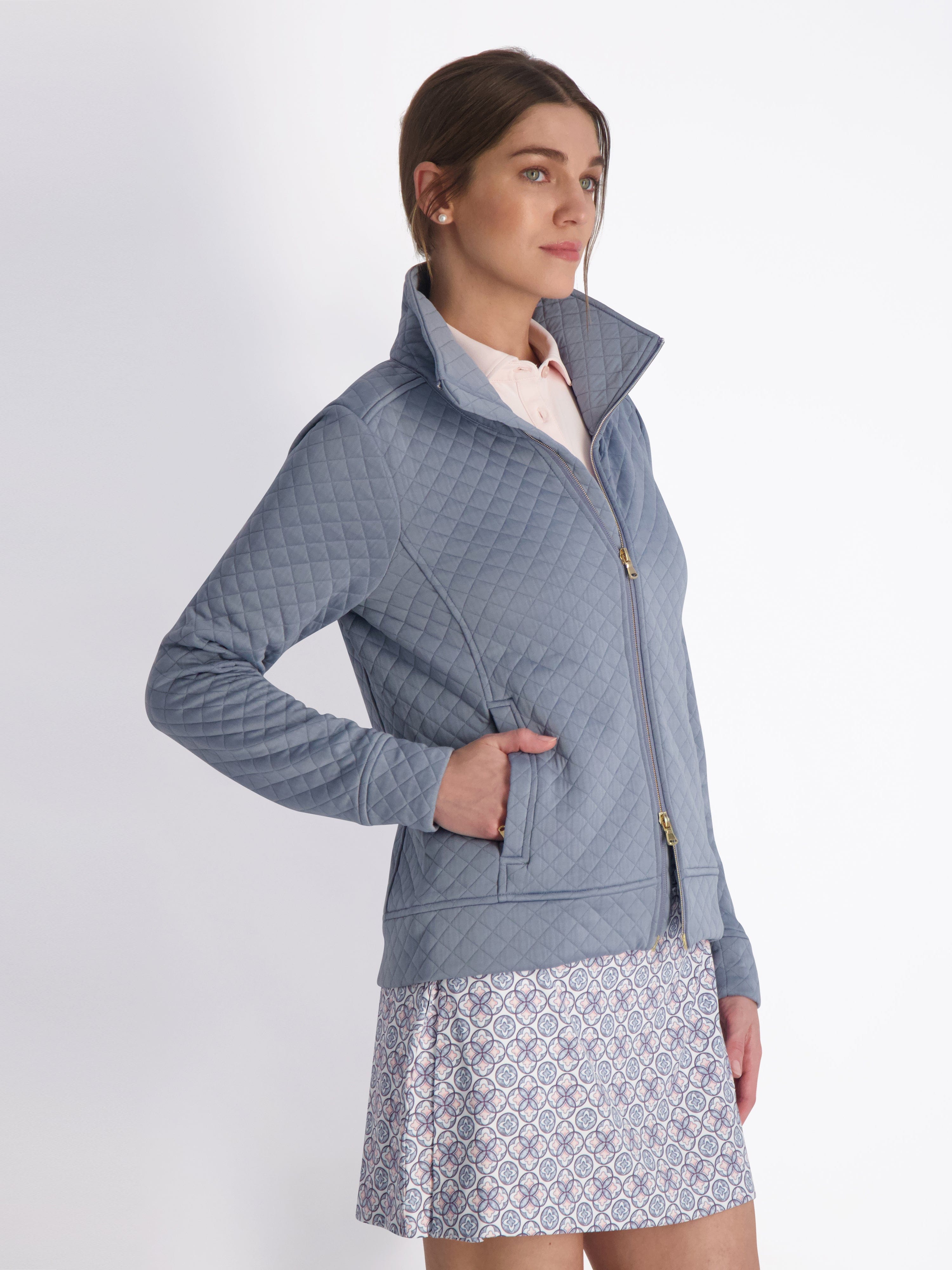 Ramsey Quilted Jacket for Women - Lightweight Water-Resistant Winter Coat with Hood - Perfect for Hiking, Camping & Outdoor Adventures