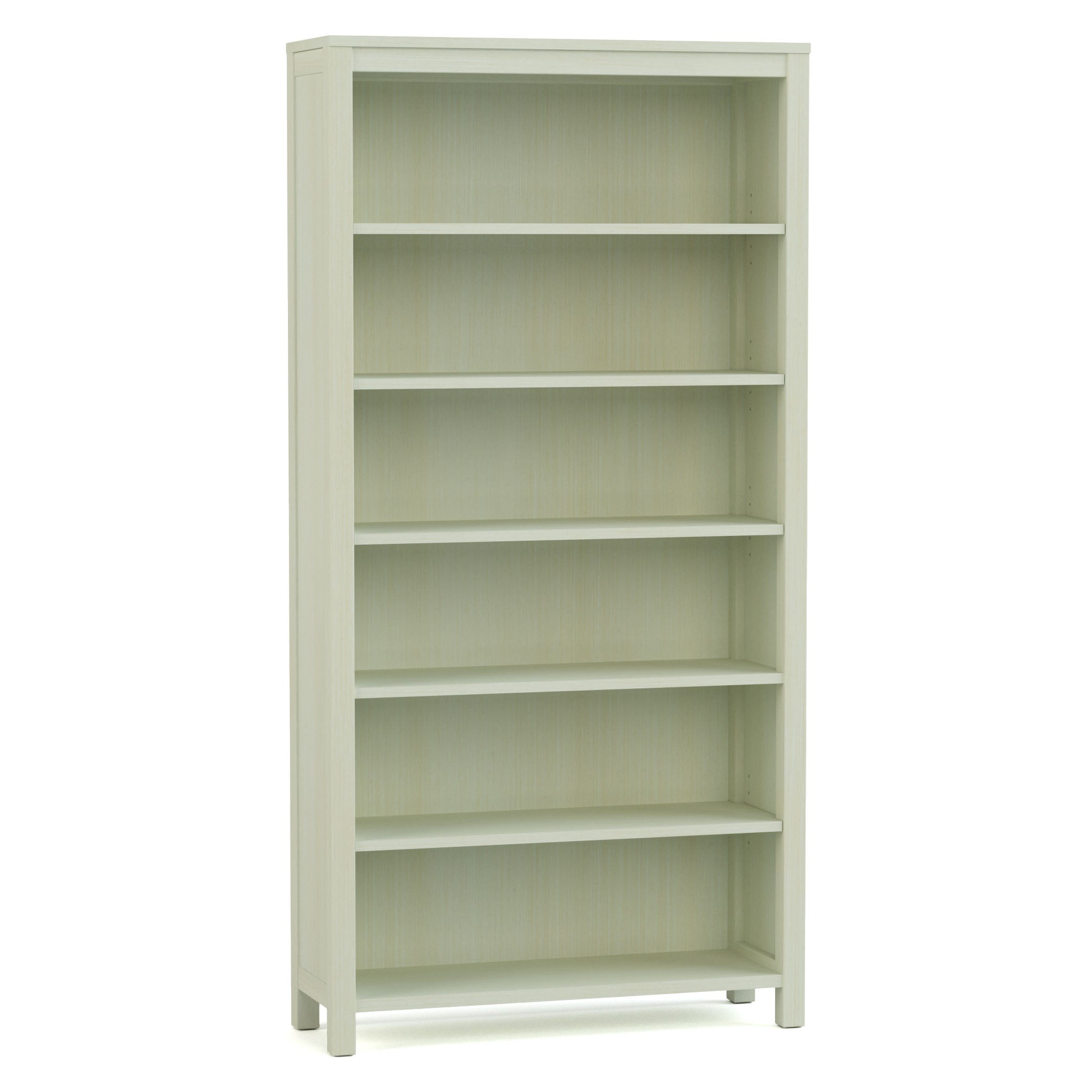 Origins 72 Inch Tall Wooden Bookcase - 6 Shelf Storage Organizer for Living Room, Office, or Library - Modern Bookshelf for Home Decor & Organization