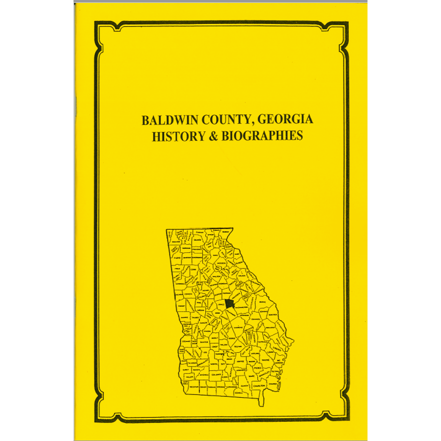 Baldwin County Georgia History & Biographies Book - Explore Local Heritage & Genealogy for Research, Education & Historical Preservation