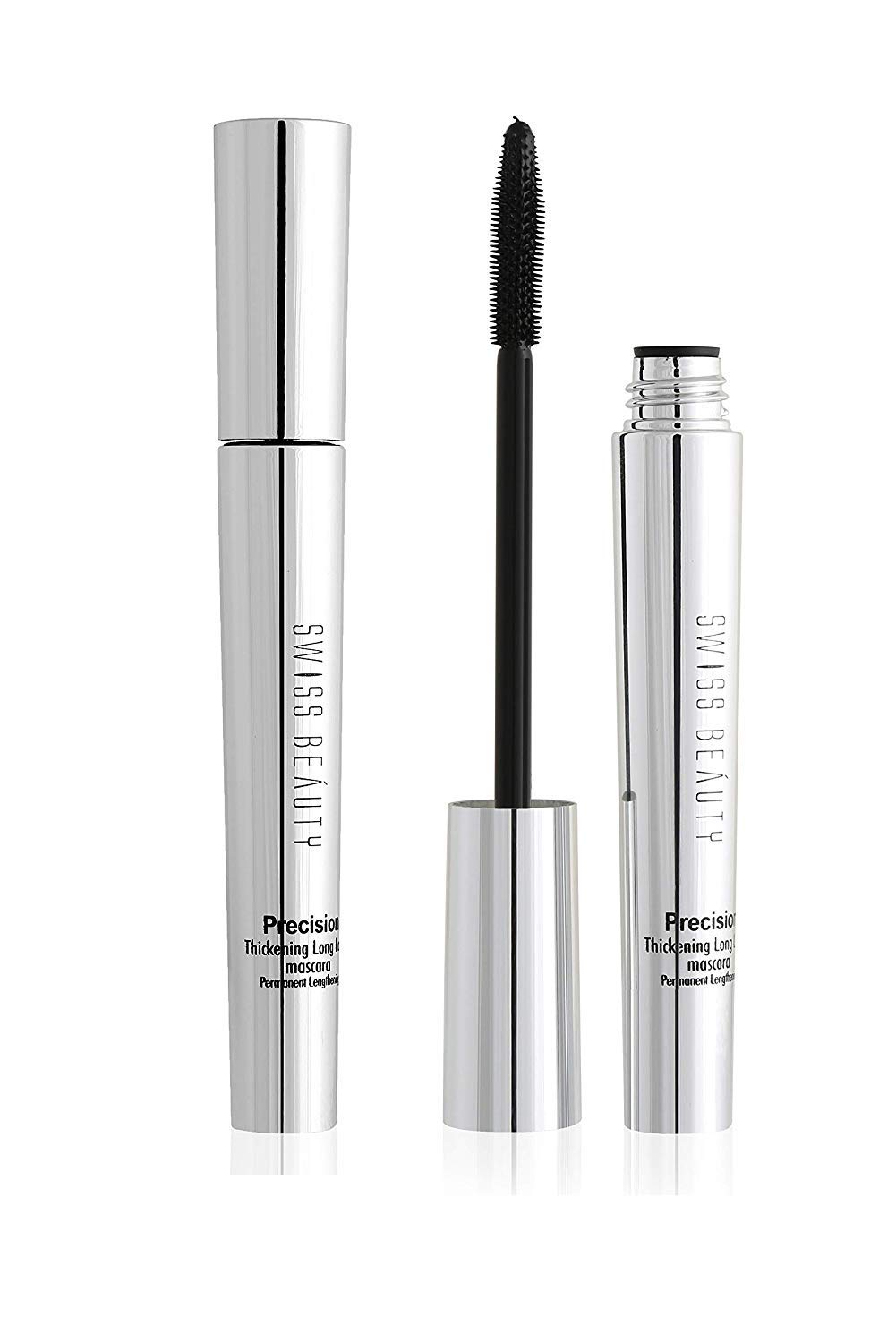 Swiss Beauty Volumizing Mascara for Long Thick Lashes - Deep Black Waterproof Formula (10ml) | Perfect for Daytime Wear & Special Occasions