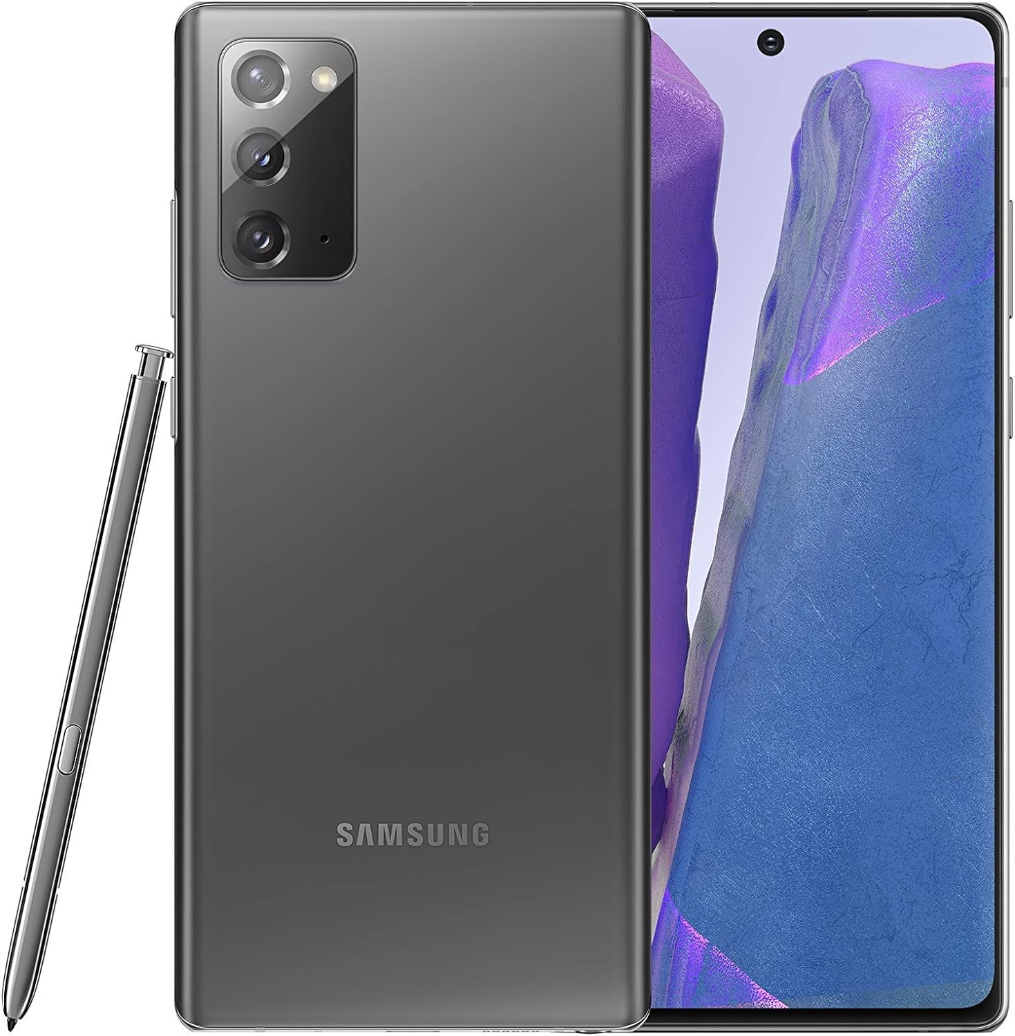 Samsung Galaxy Note 20 5G Unlocked Smartphone - 128GB Storage, Mystic Gray (Certified Renewed) | Perfect for Business Professionals & Mobile Gamers