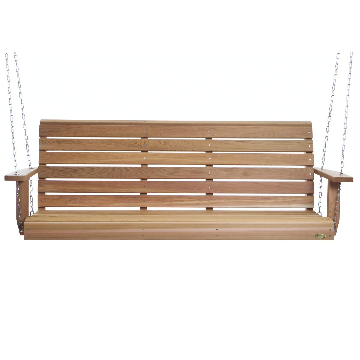 All Things Cedar PS60 5-Foot Porch Swing - Premium Outdoor Cedar Wood Swing for Patio, Garden, Backyard & Deck Relaxation