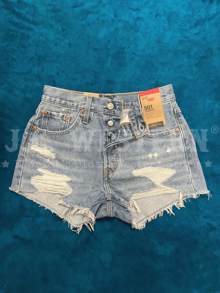 Levi's 501 Original Shorts for Women - Classic Denim Shorts with Button Fly | Perfect for Casual Outfits, Summer Wear & Street Style Fashion