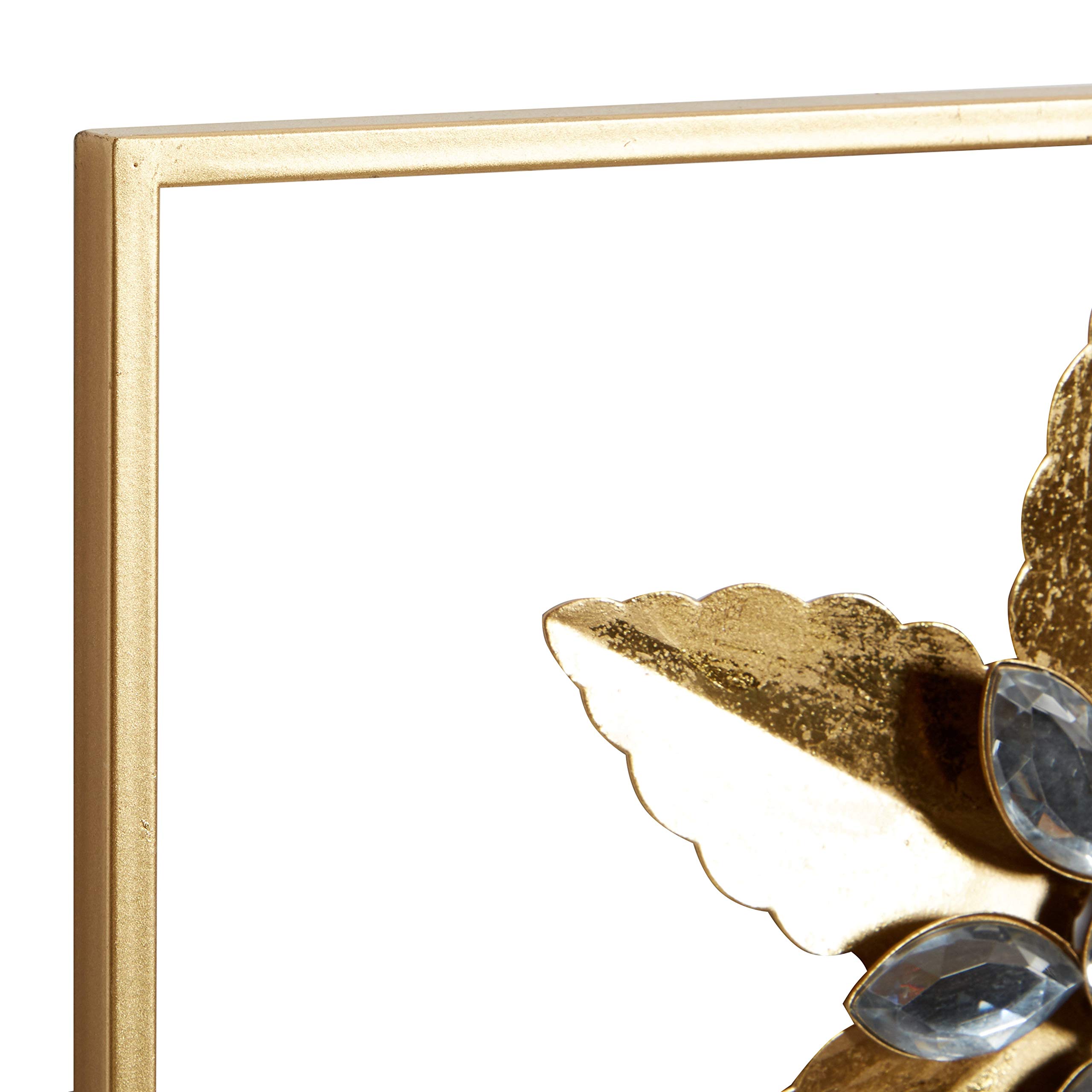 Modern Gold Metal Wall Art Set of 2 - 12