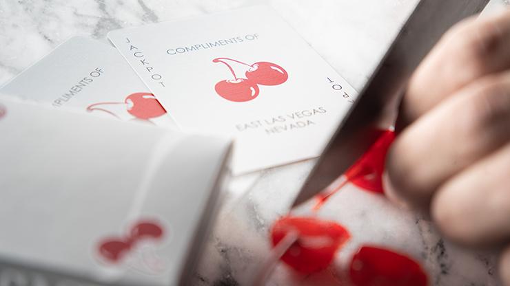 Premium Cherry Casino Playing Cards - McCarran Silver Edition | Waterproof & Durable Poker Cards for Casino Nights, Poker Tournaments, and Home Game Nights